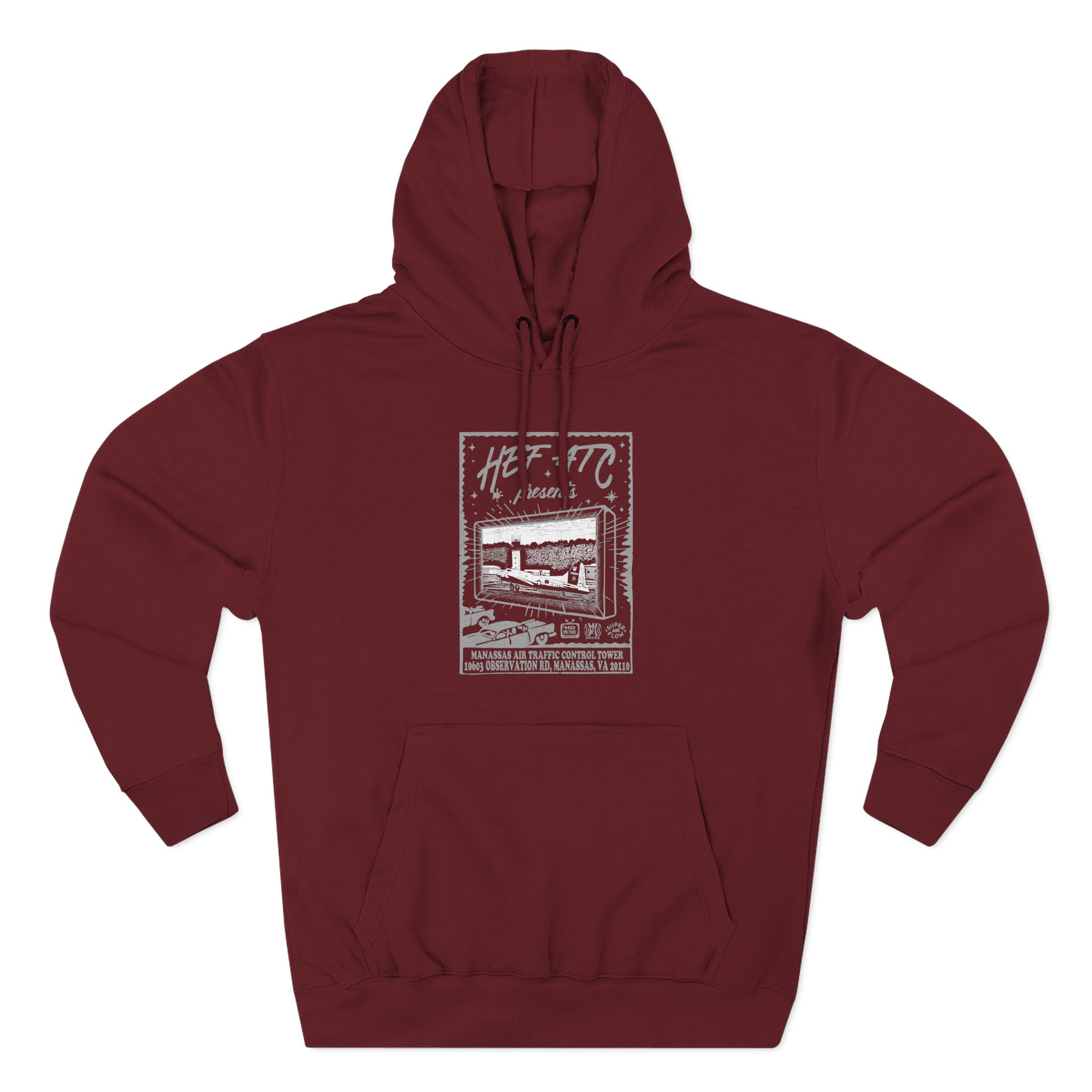 Hef Atc Three-Panel Fleece Hoodie