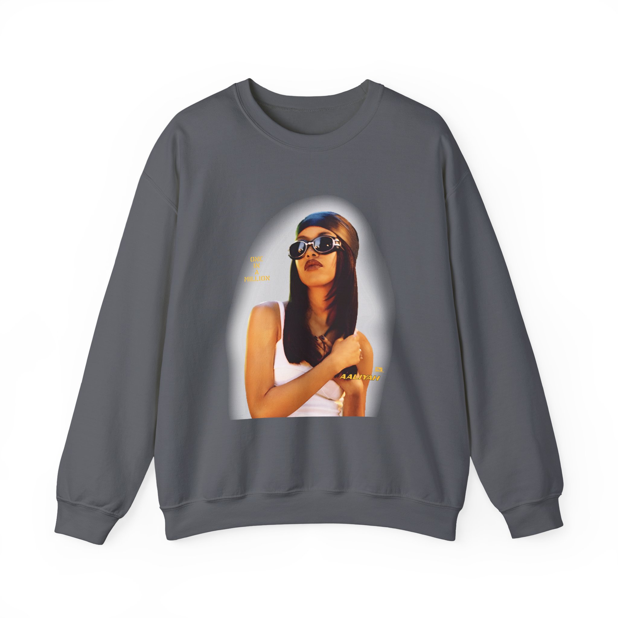 Aaliyah OIAM Portrait Unisex Heavy Blendâ„¢ Crewneck Sweatshirt