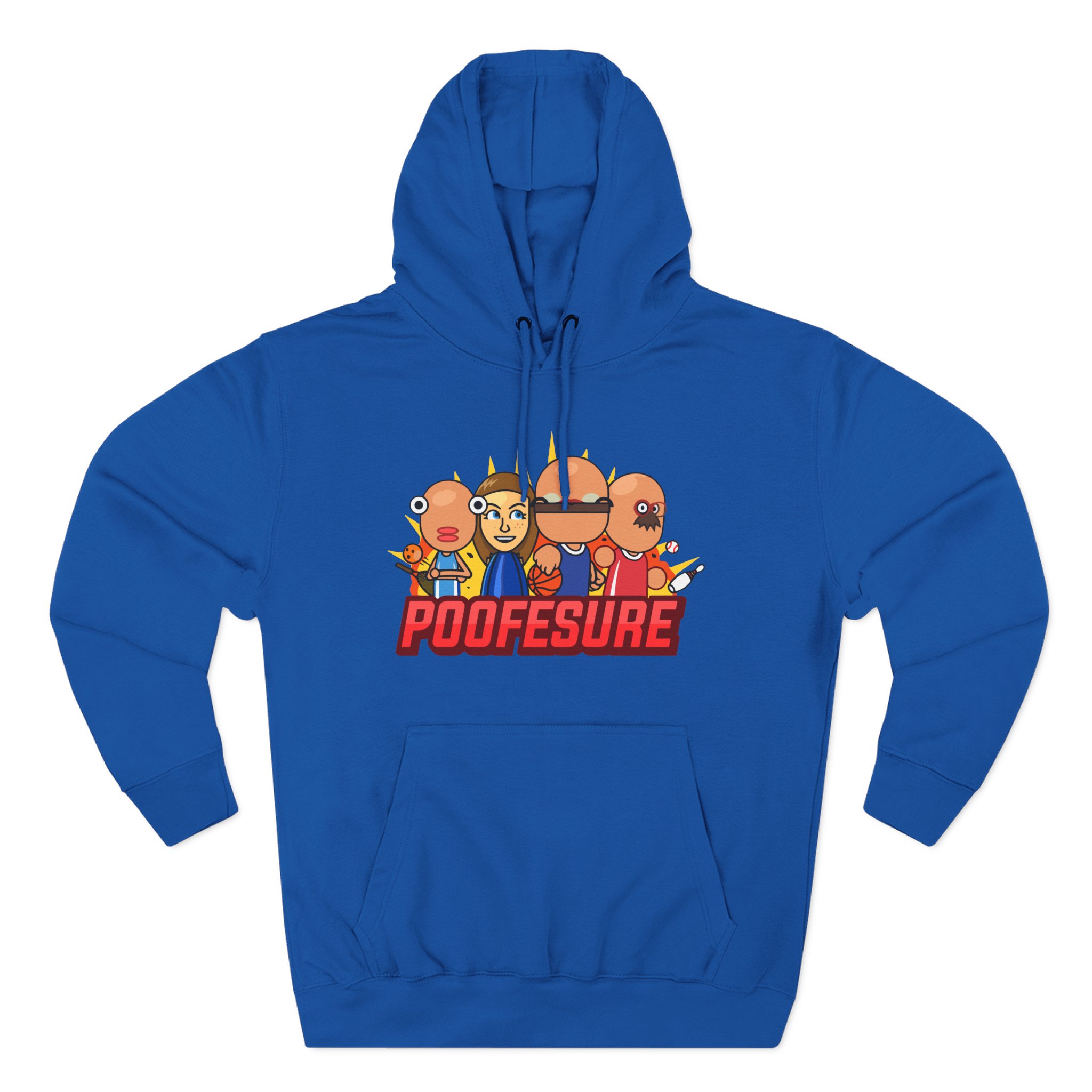 Poofesure Three-Panel Fleece Hoodie