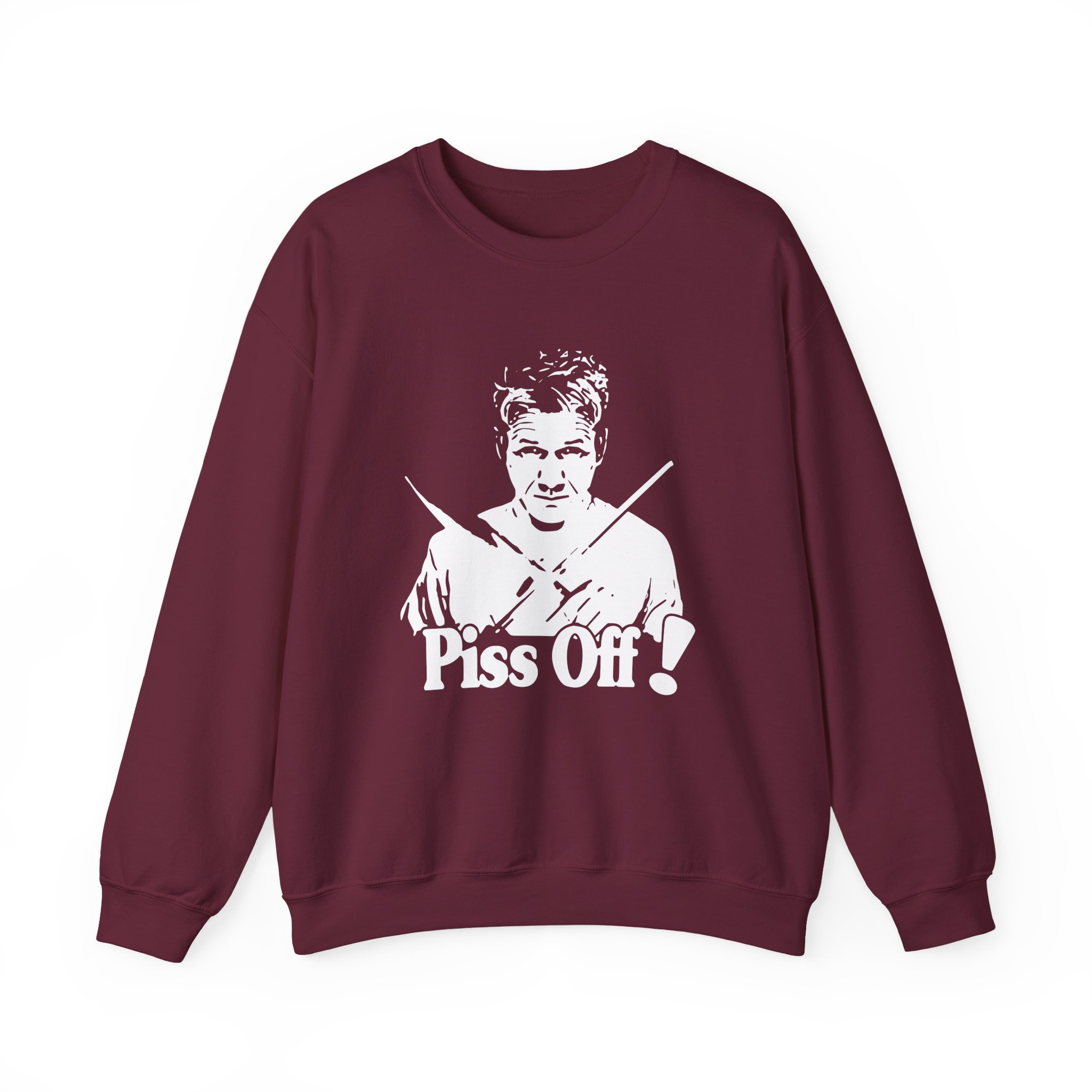 Gordon Ramsay Chef Piss Off Unisex Heavy Blendâ„¢ Crewneck Sweatshirt