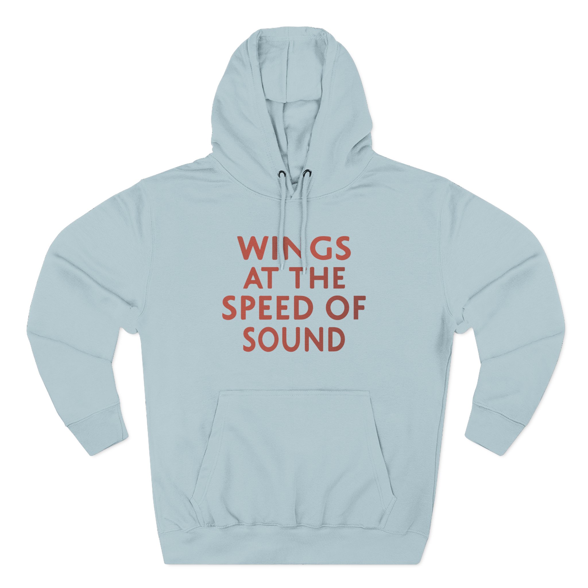 Wings at the Speed of Sound Three-Panel Fleece Hoodie