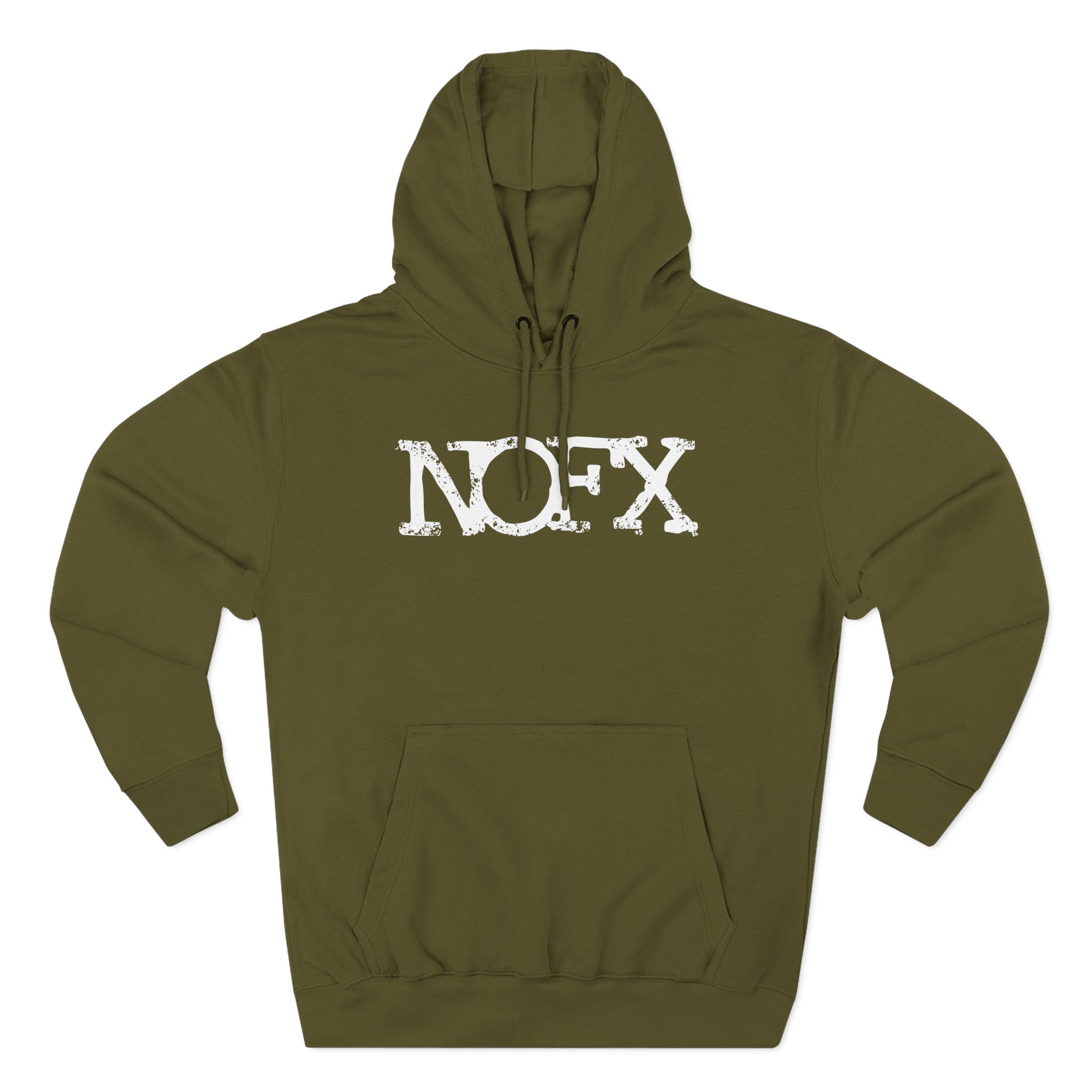 Nofx Jumping Girl Three-Panel Fleece Hoodie