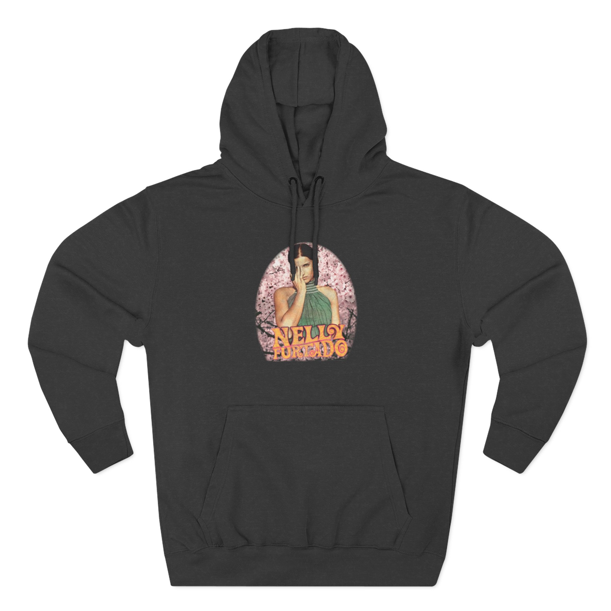 Nelly Furtado Three-Panel Fleece Hoodie
