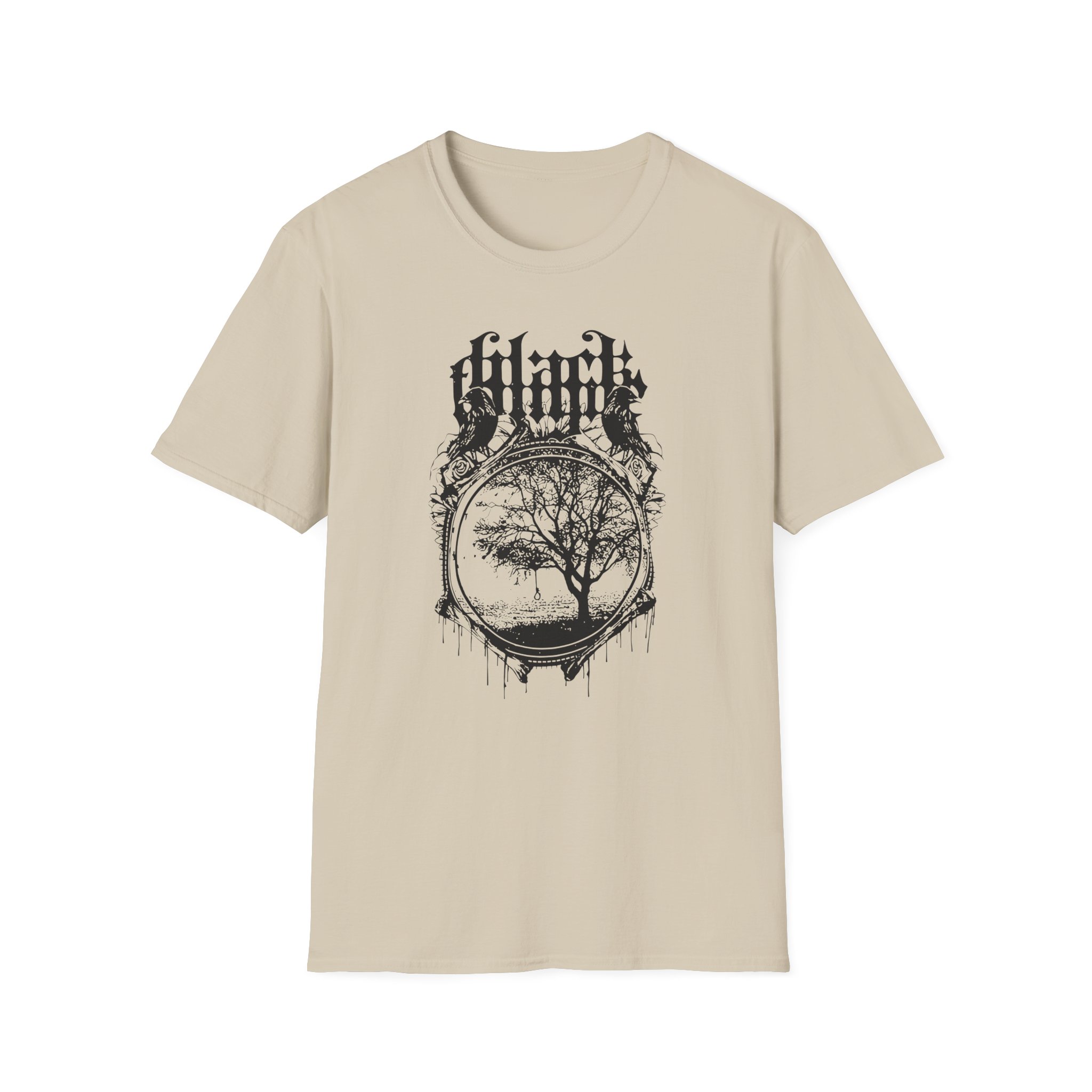 Black Tongue Murder Of Crows Unisex Softstyle T-Shirt