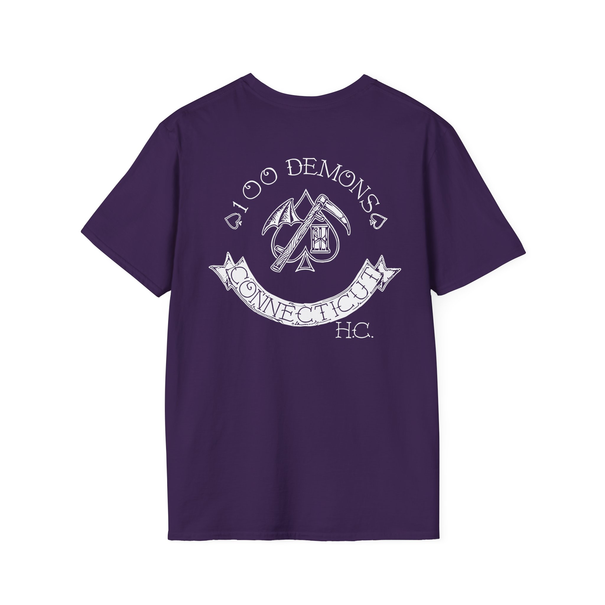 100 Demons Spade Sickle Unisex Softstyle T-Shirt