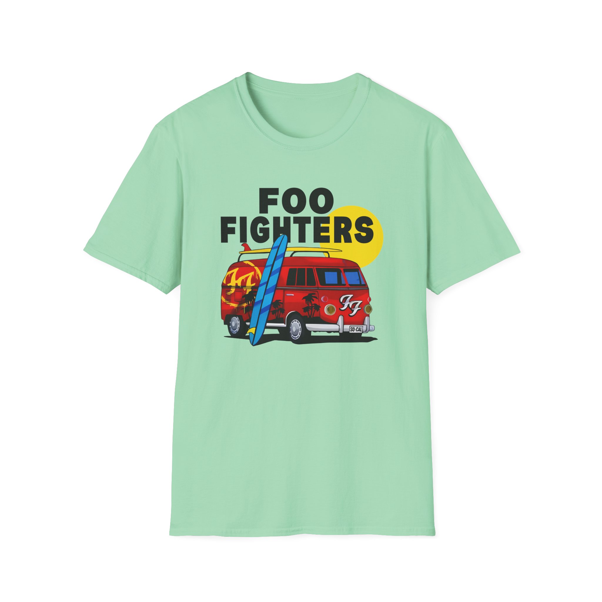 Foo Fighters Split Window Unisex Softstyle T-Shirt