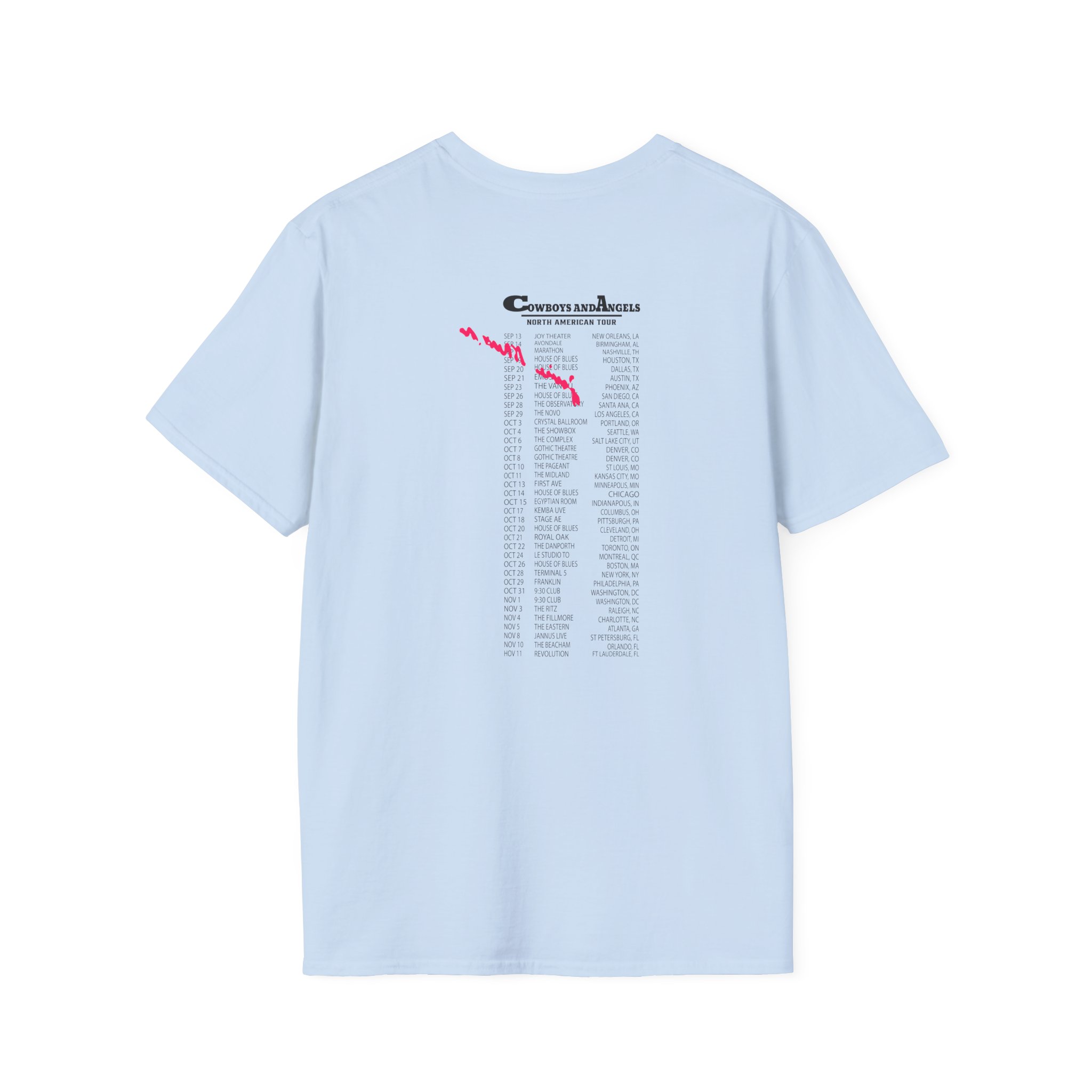 Jessie Murph Cowboys & Angels Tour Unisex Softstyle T-Shirt