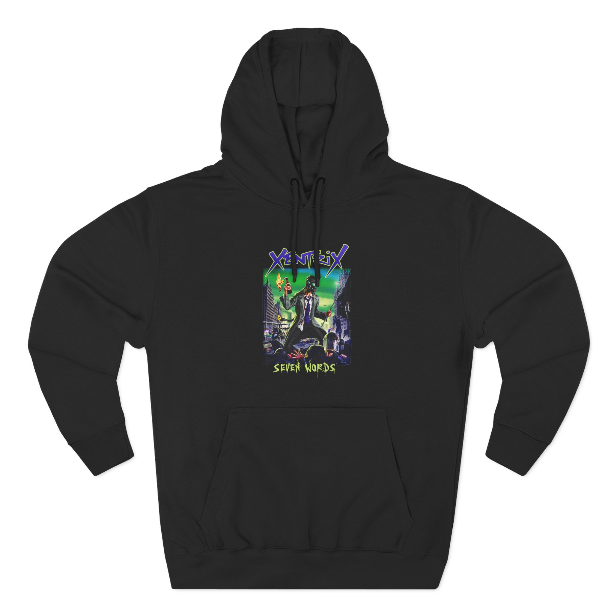 Xentrix Seven Words Three-Panel Fleece Hoodie