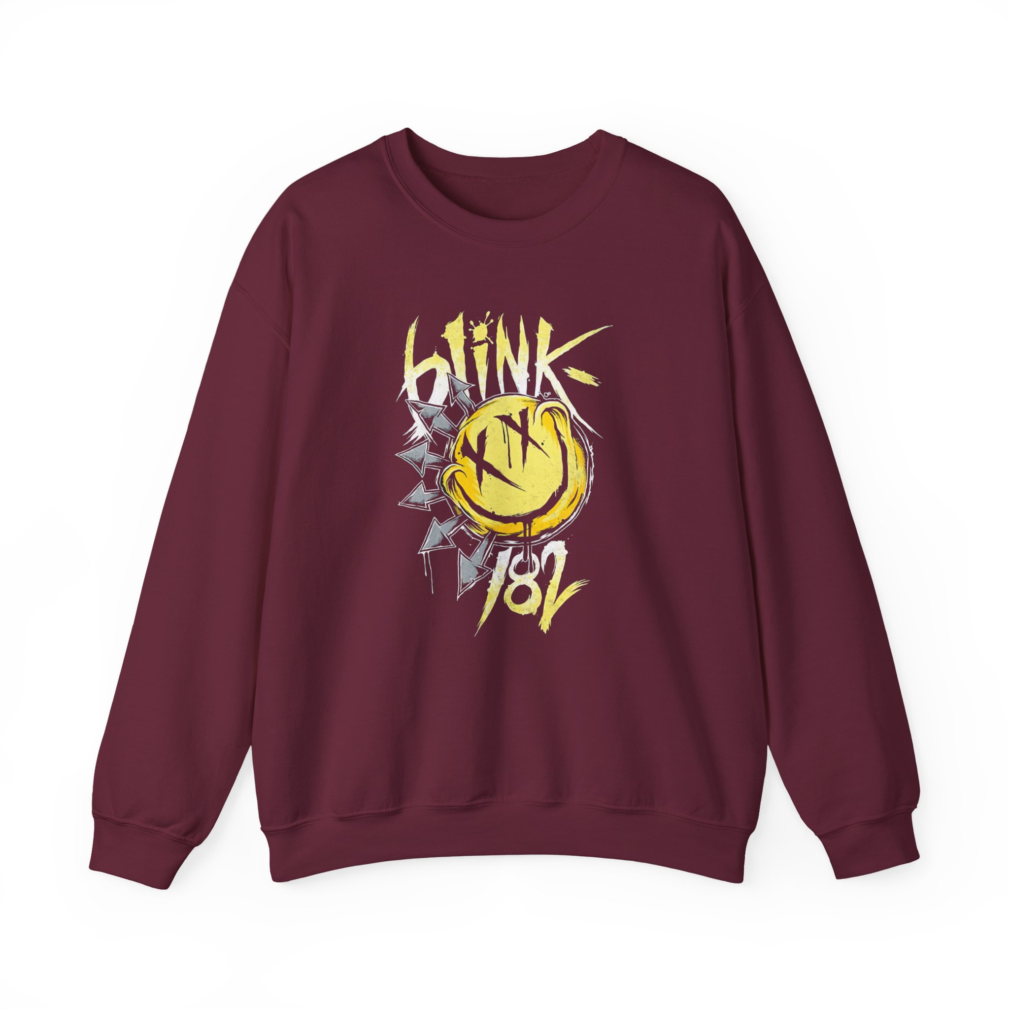 Blink 182 Big Smile Arrows Unisex Heavy Blendâ„¢ Crewneck Sweatshirt