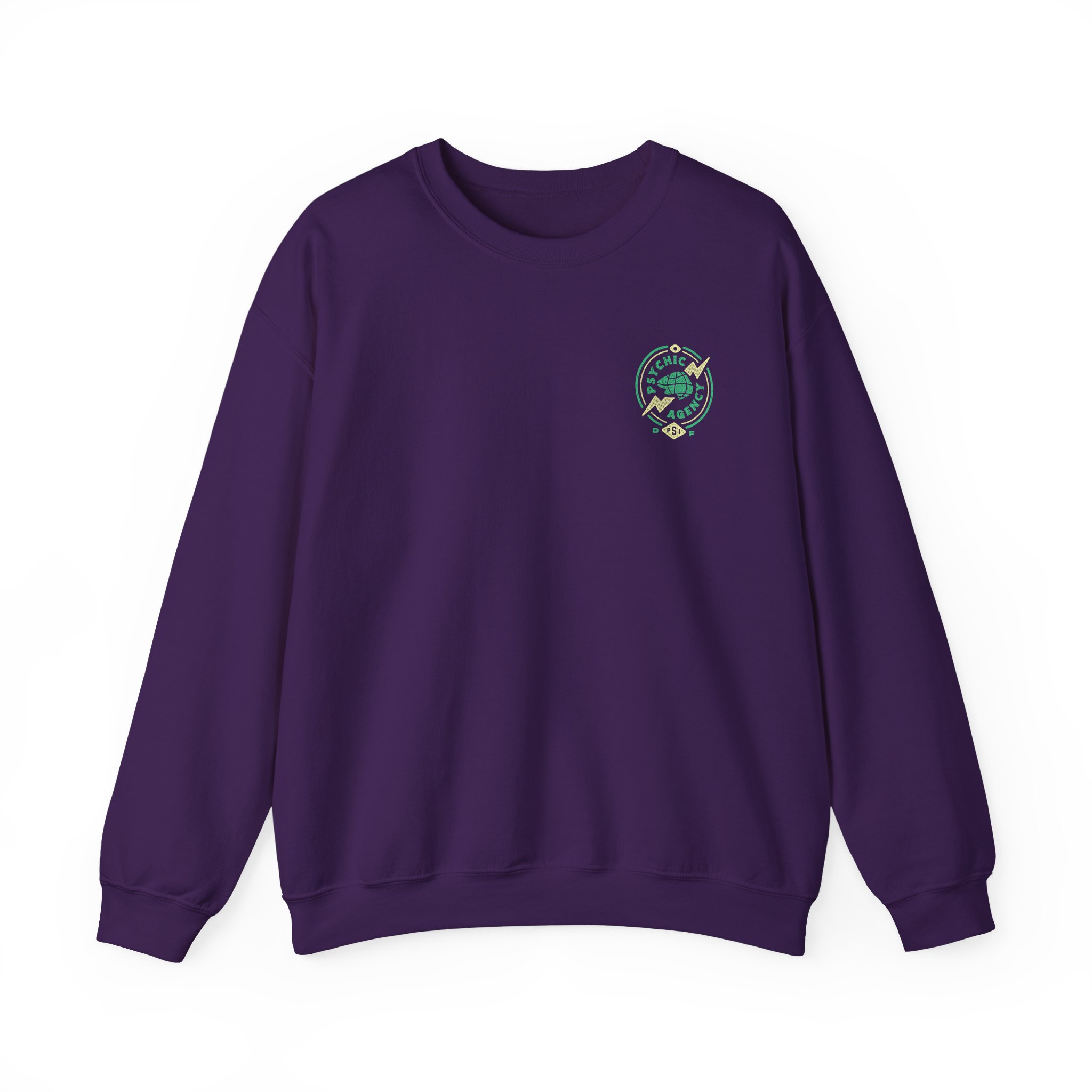 Double Fine Psychic Agency Unisex Heavy Blendâ„¢ Crewneck Sweatshirt