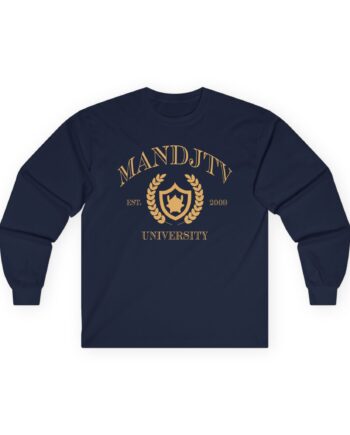 Mandjtv University Unisex Ultra Cotton Long Sleeve Tee