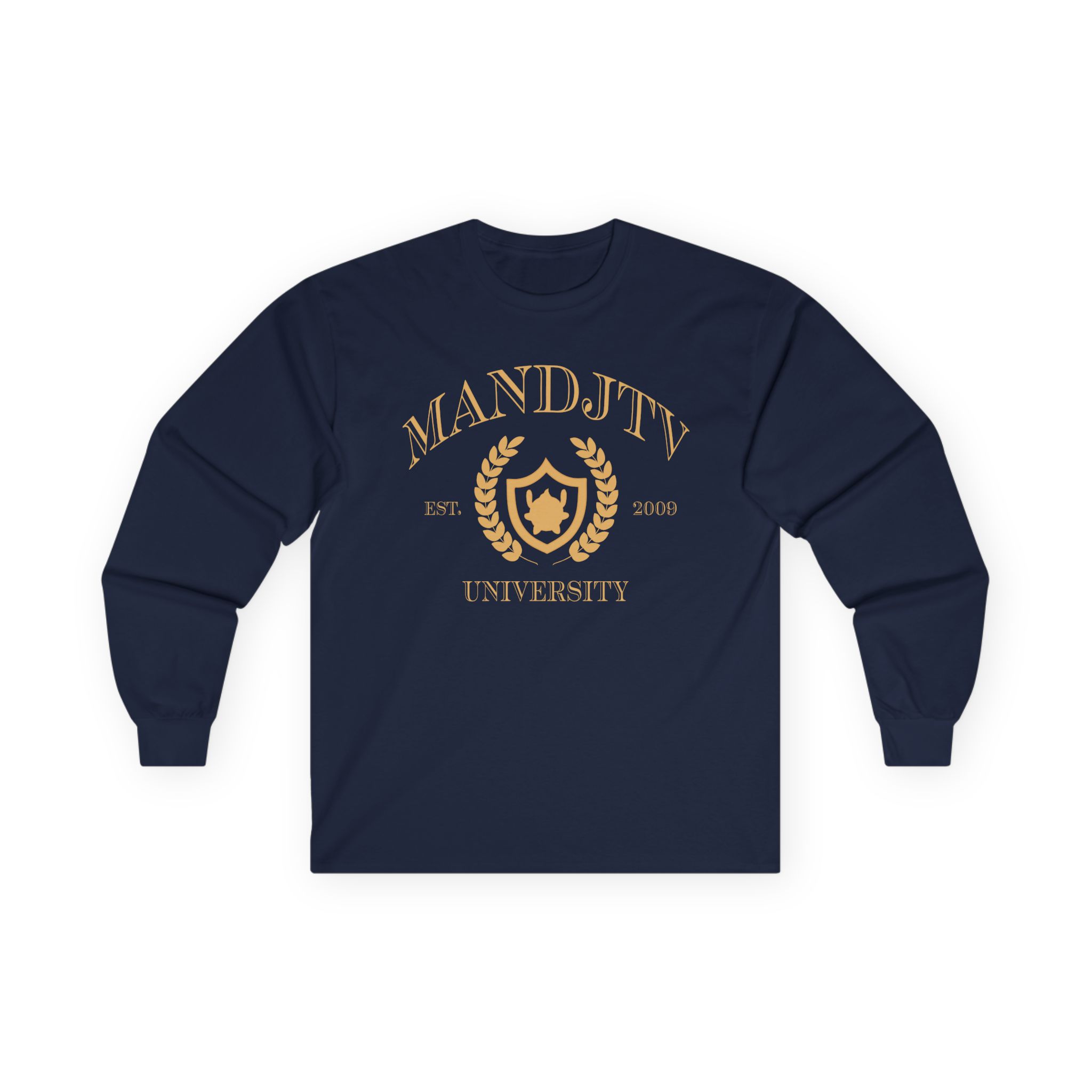Mandjtv University Unisex Ultra Cotton Long Sleeve Tee