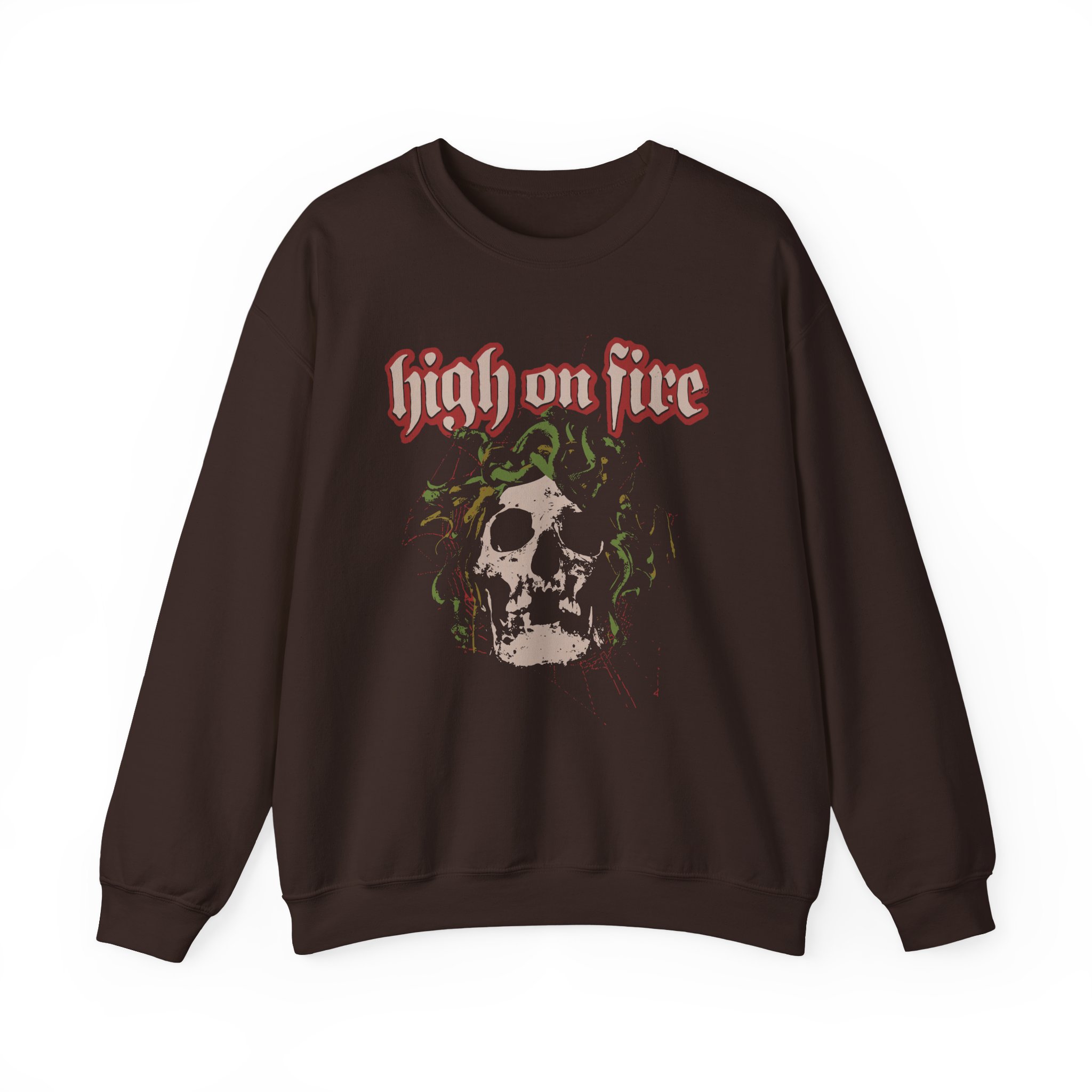 High on Fire Medusa Unisex Heavy Blendâ„¢ Crewneck Sweatshirt