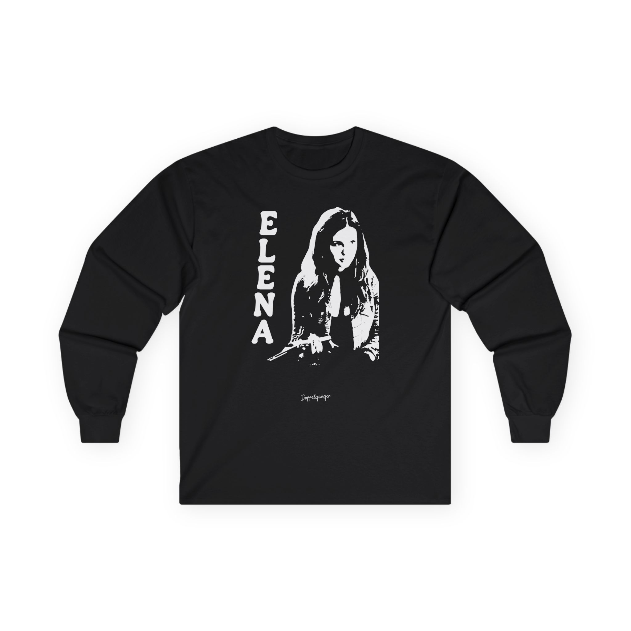 Nina Dobrev Reversible Doppelganger Unisex Ultra Cotton Long Sleeve Tee