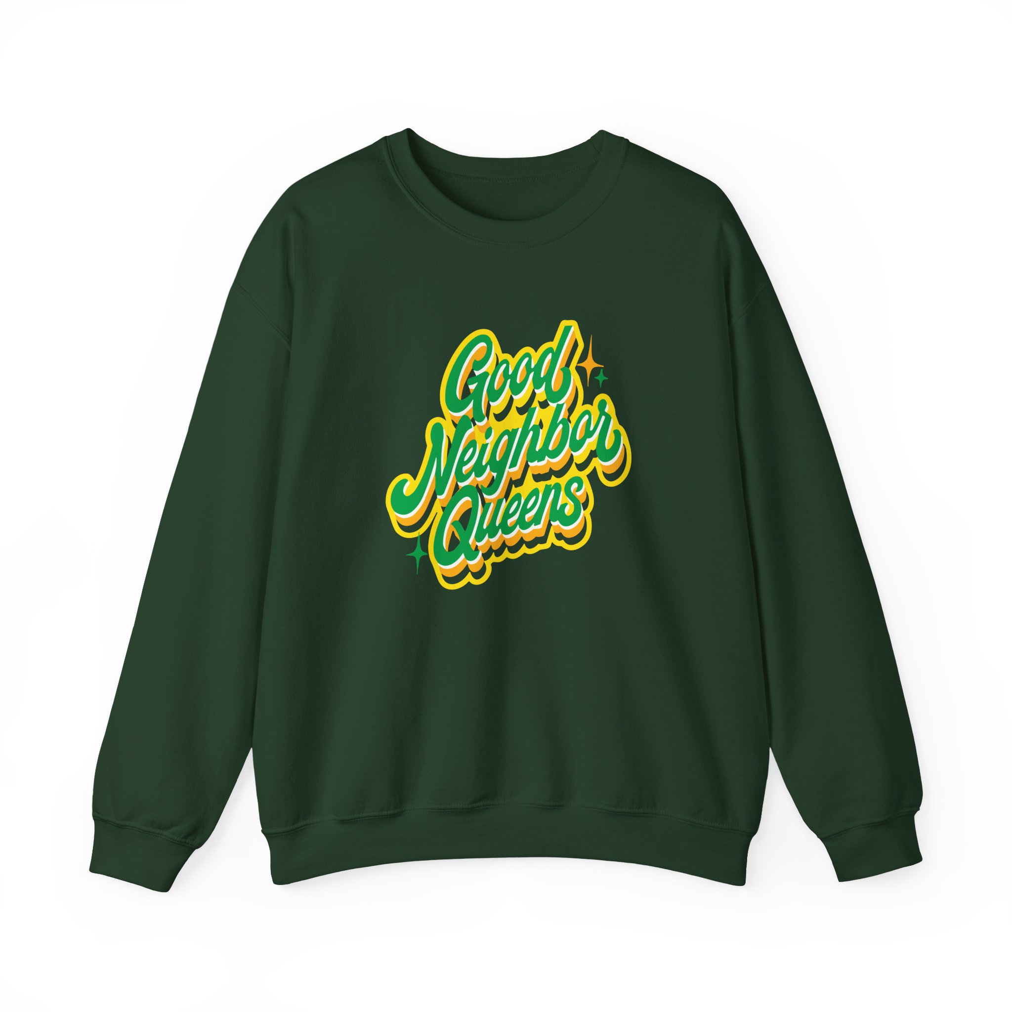Good Neighbours Queens Unisex Heavy Blendâ„¢ Crewneck Sweatshirt
