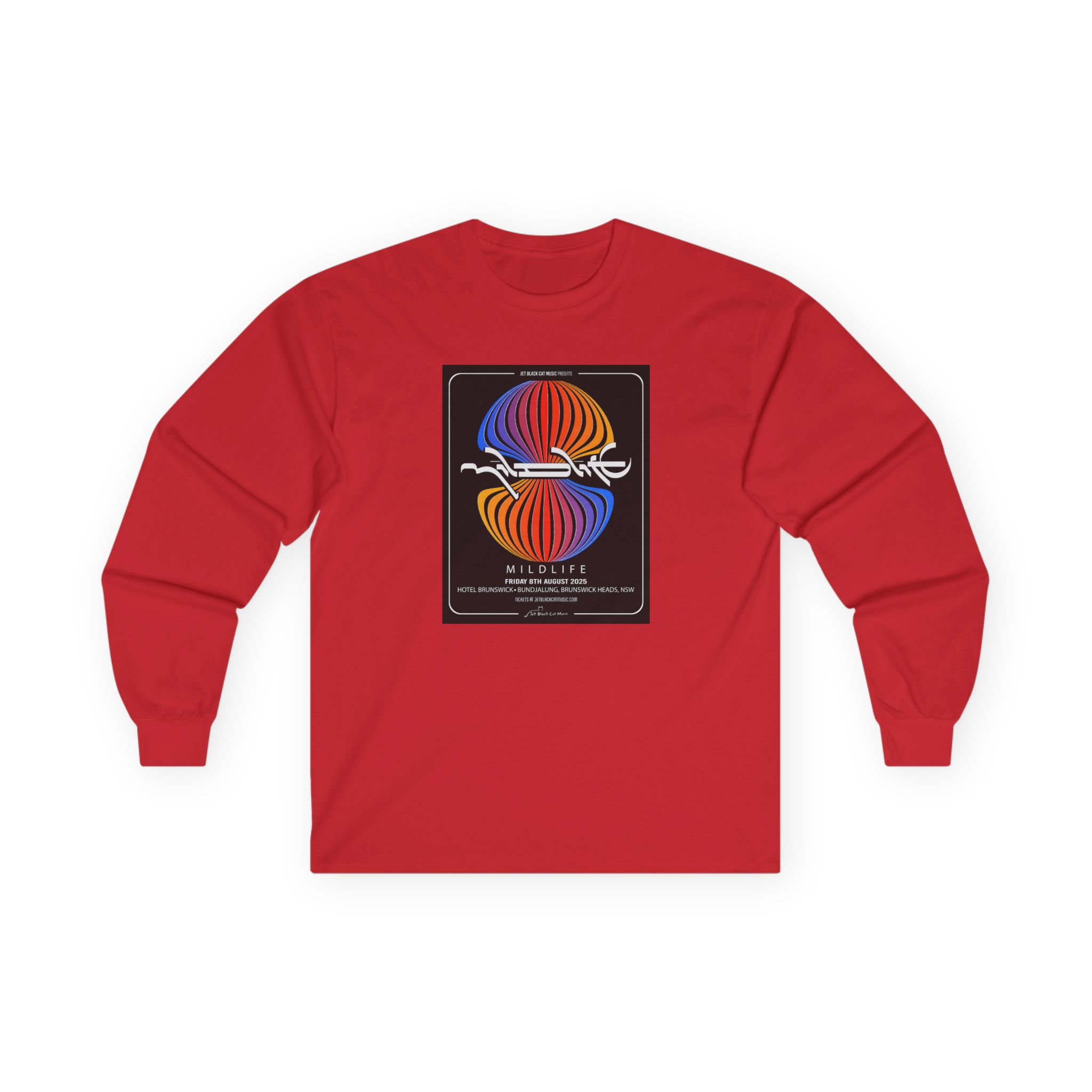 Mildlife Hotel Brunswick, NSW Concert Unisex Ultra Cotton Long Sleeve Tee