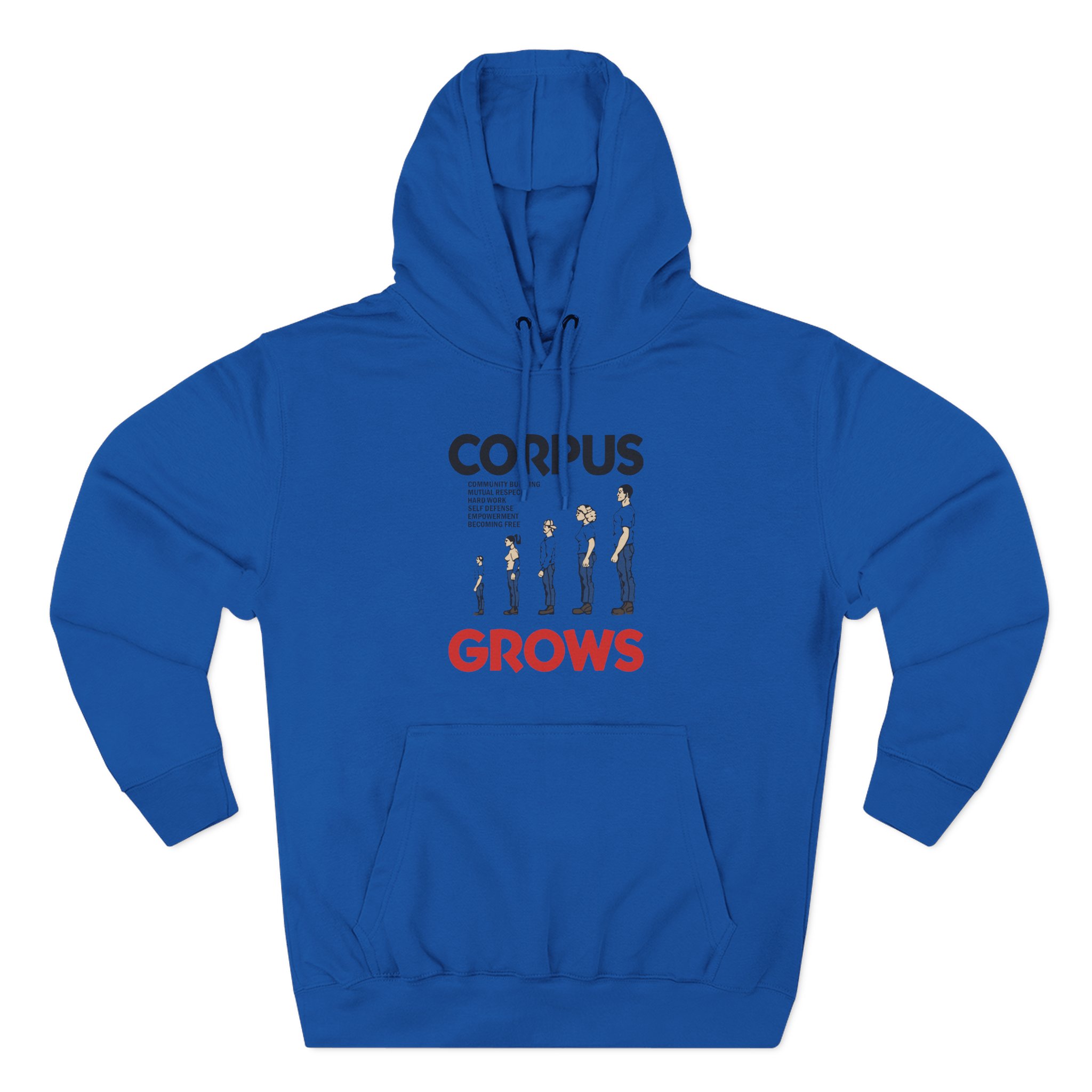 Show Me the Body Corpus Grows Three-Panel Fleece Hoodie