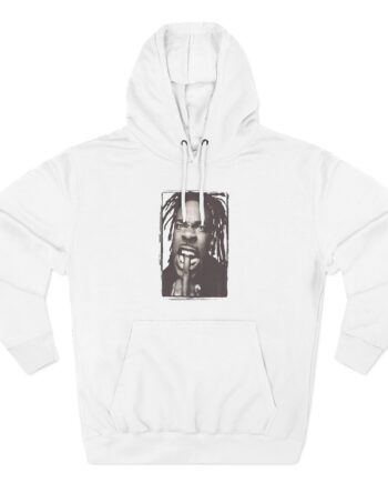 Busta Rhymes dreadlocksfinger Three-Panel Fleece Hoodie