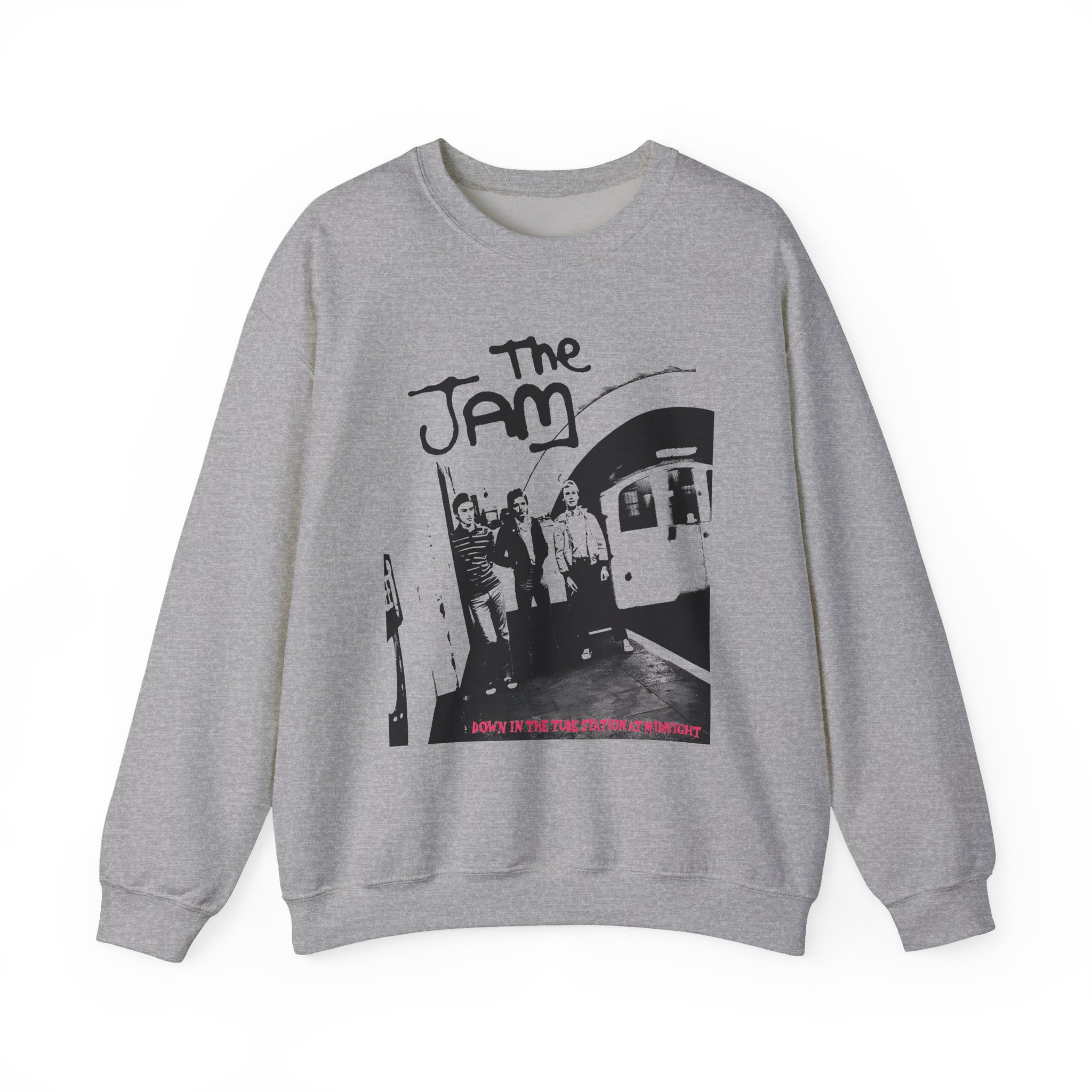 TJ Down at the Tube Station Unisex Heavy Blendâ„¢ Crewneck Sweatshirt