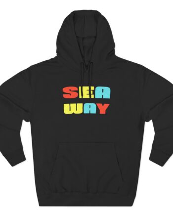 Seaway Big Vibe Stacked Three-Panel Fleece Hoodie
