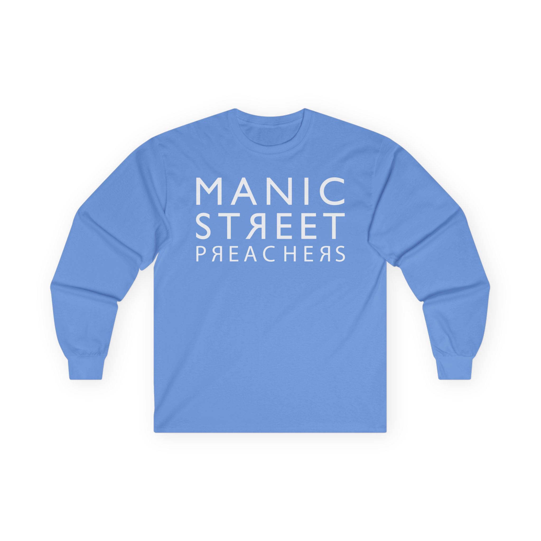 Manic Street Preachers Reversed Logo Unisex Ultra Cotton Long Sleeve Tee