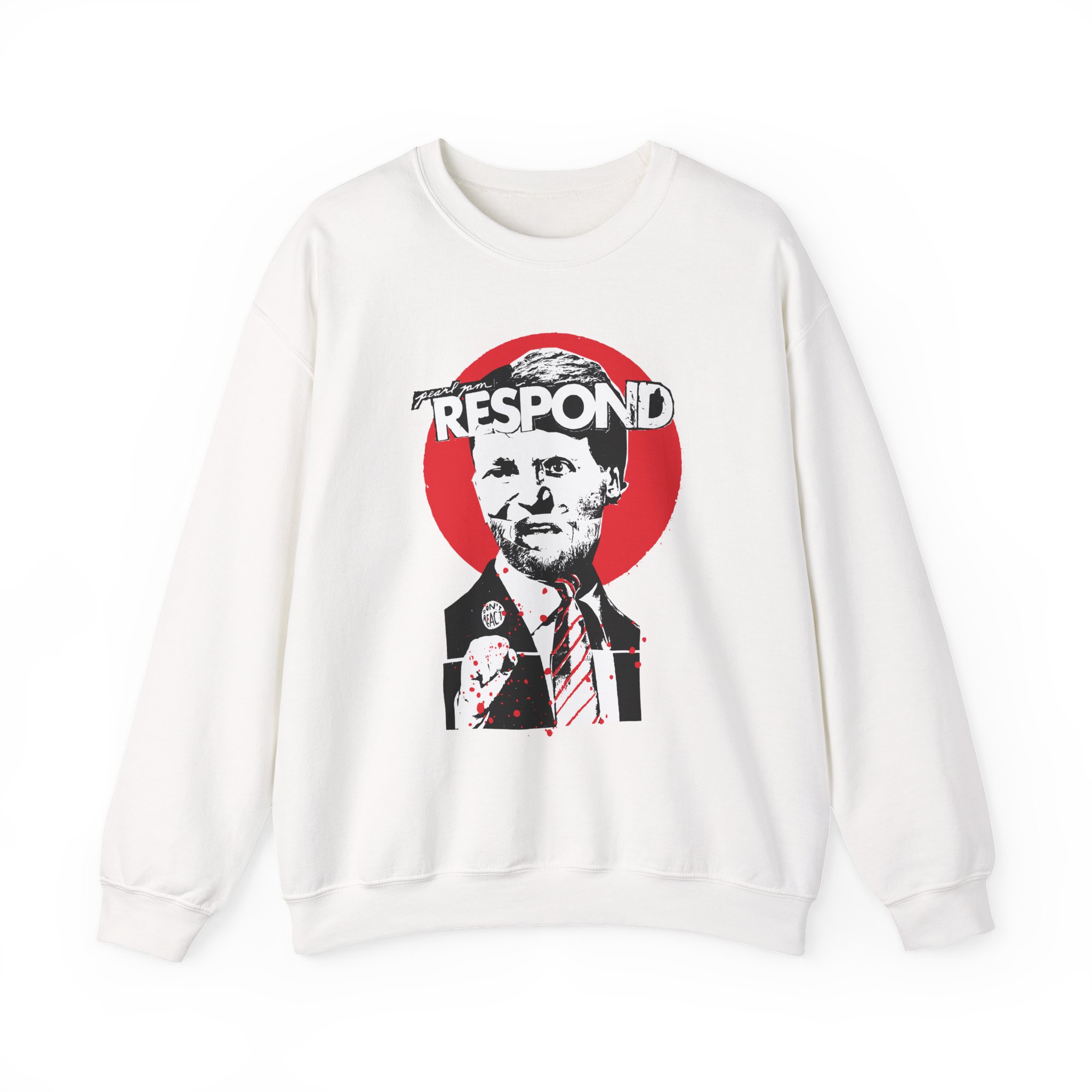 Pearl Jam Respond Unisex Heavy Blendâ„¢ Crewneck Sweatshirt