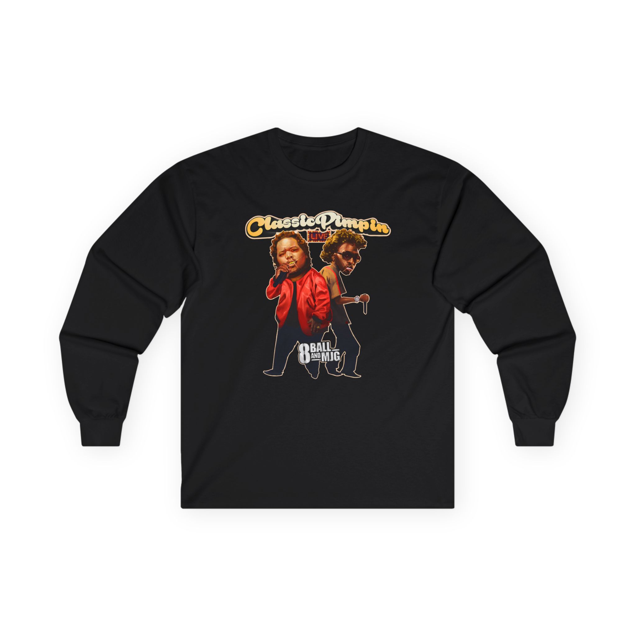 8ball Mjg Classic Pimpin Unisex Ultra Cotton Long Sleeve Tee