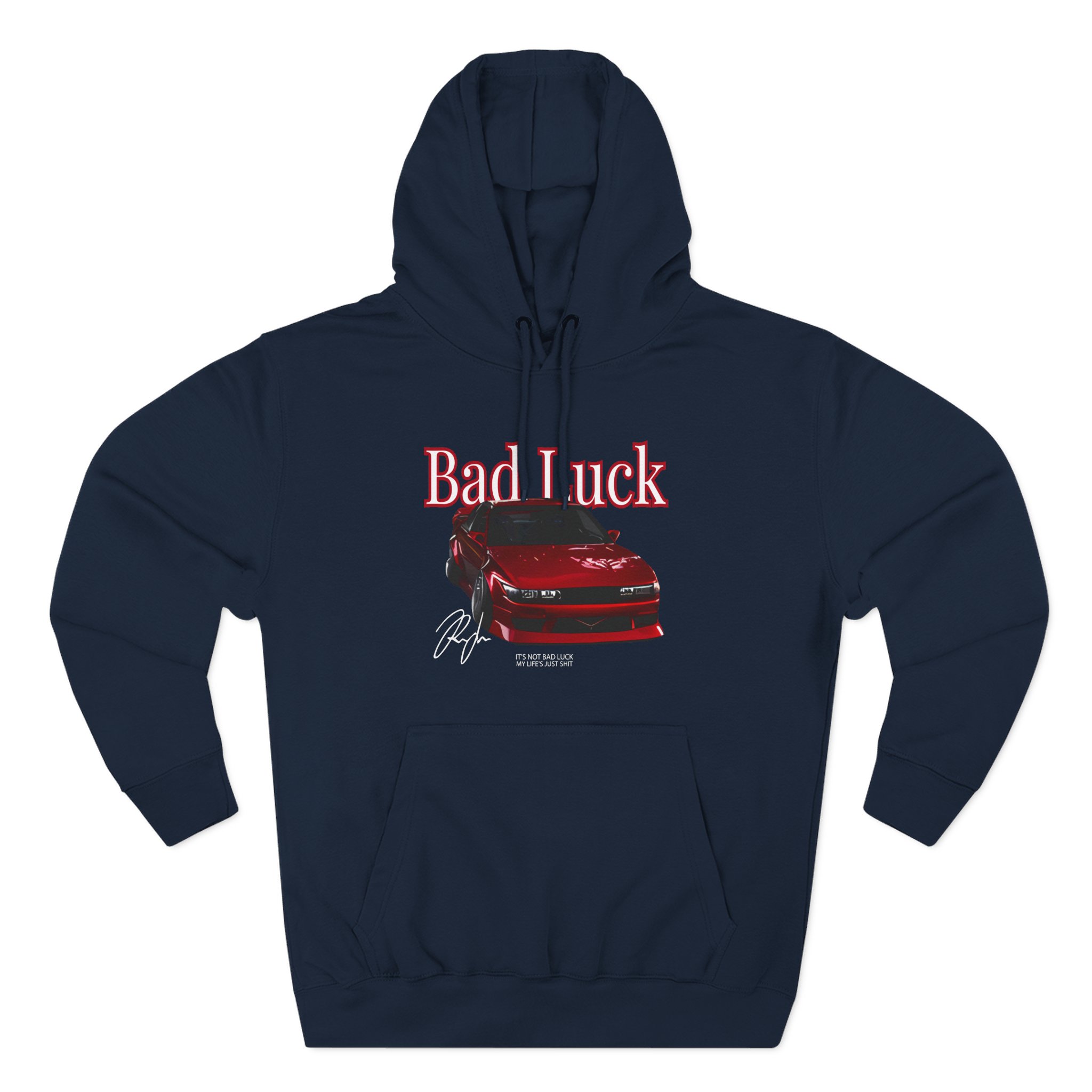 Illiminate Badluck Three-Panel Fleece Hoodie