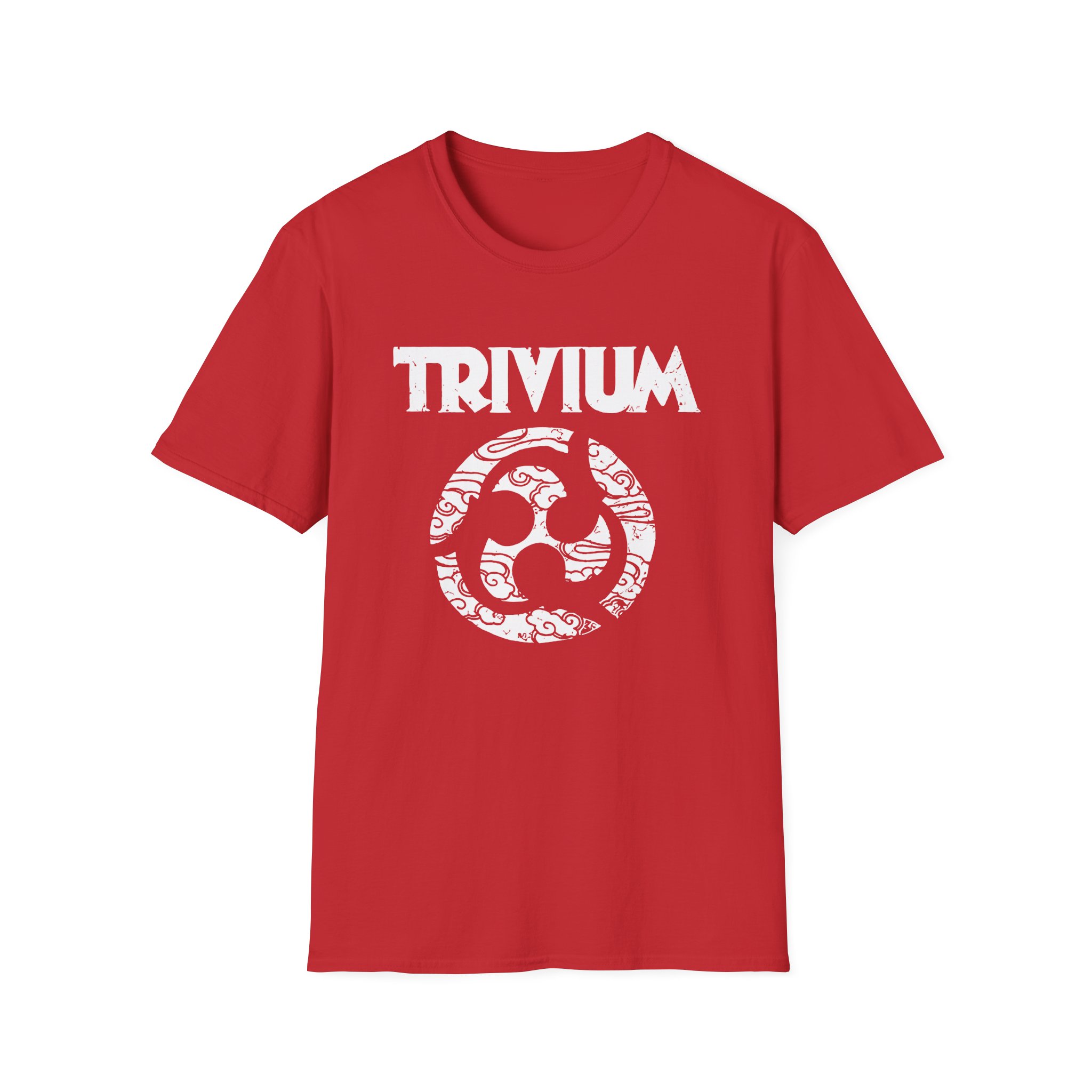 Trivium Swirl Logo Unisex Softstyle T-Shirt