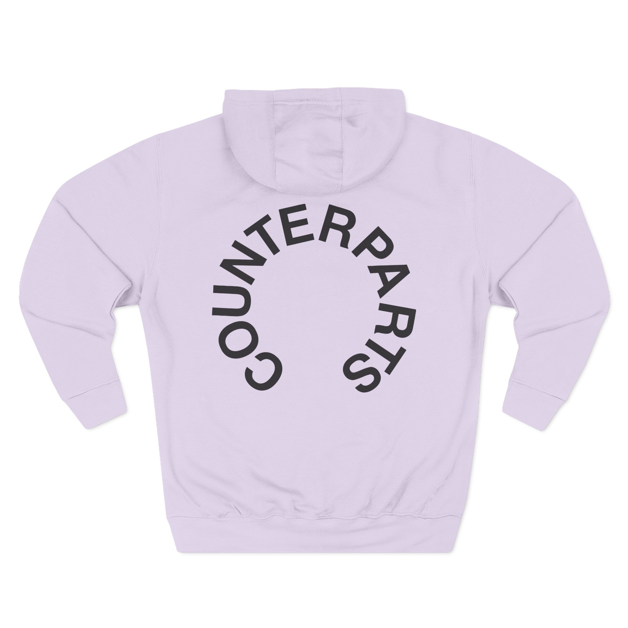 Counterparts Three-Panel Fleece Hoodie