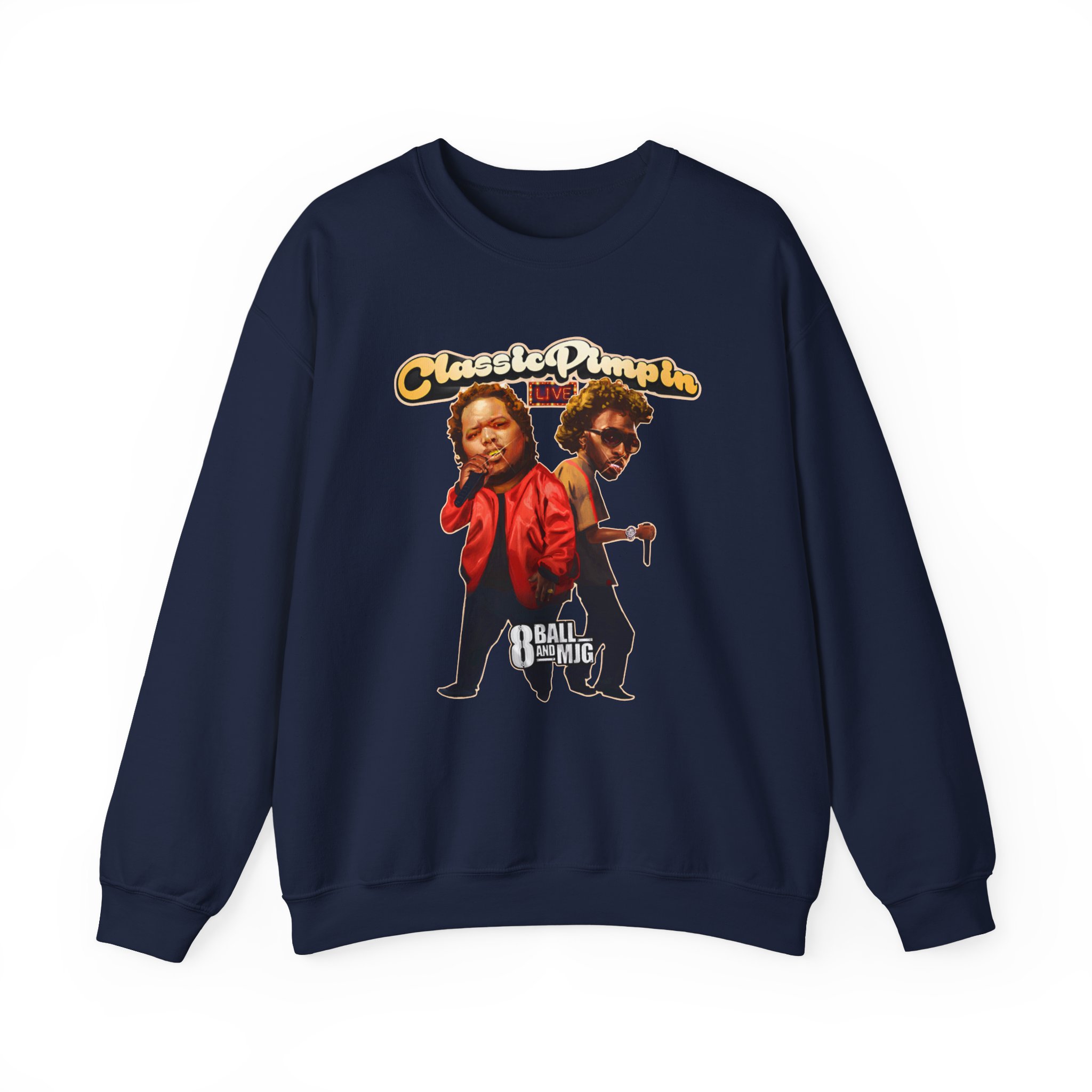 8ball Mjg Classic Pimpin Unisex Heavy Blendâ„¢ Crewneck Sweatshirt