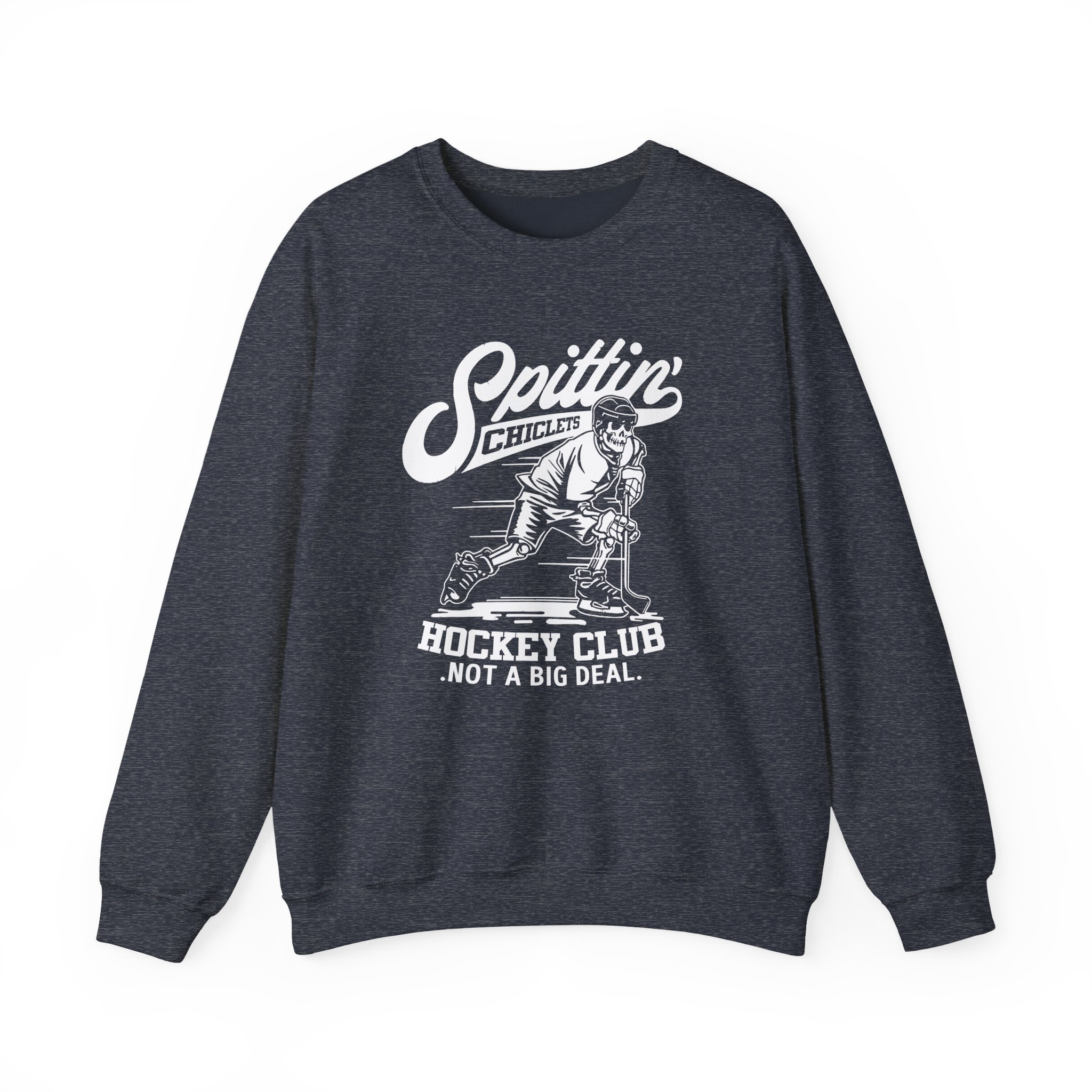 Spittin Chiclets Hockey Club Skul Unisex Heavy Blendâ„¢ Crewneck Sweatshirt