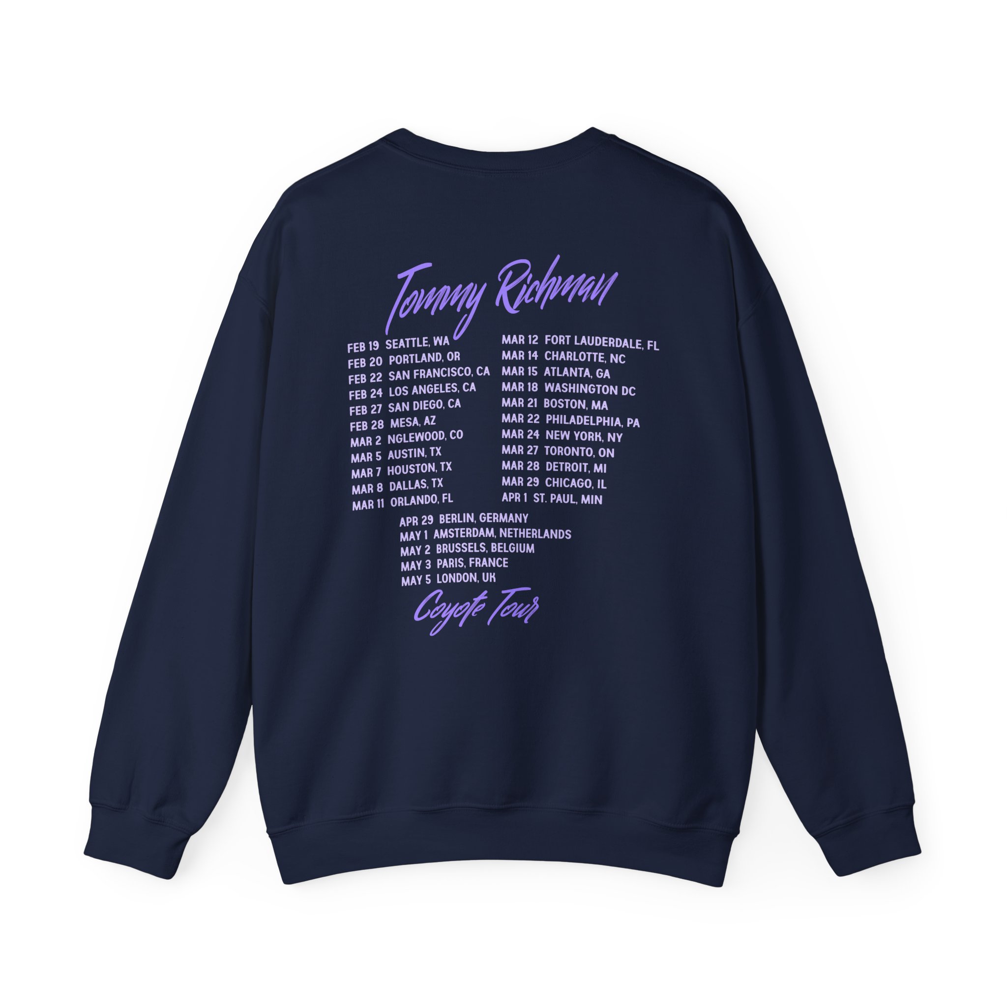 Tommy Richman Coyote Tour Unisex Heavy Blendâ„¢ Crewneck Sweatshirt