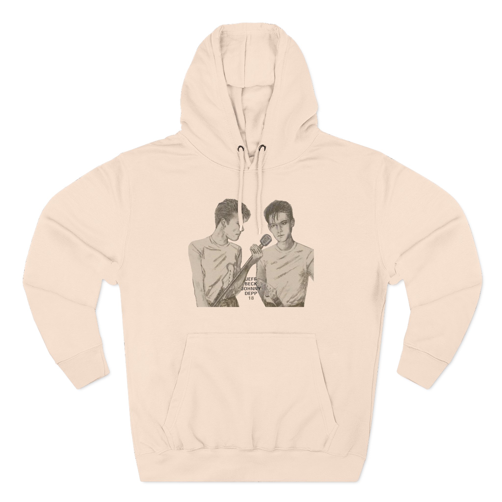 Jeff Beck Jeff & Johnny Three-Panel Fleece Hoodie