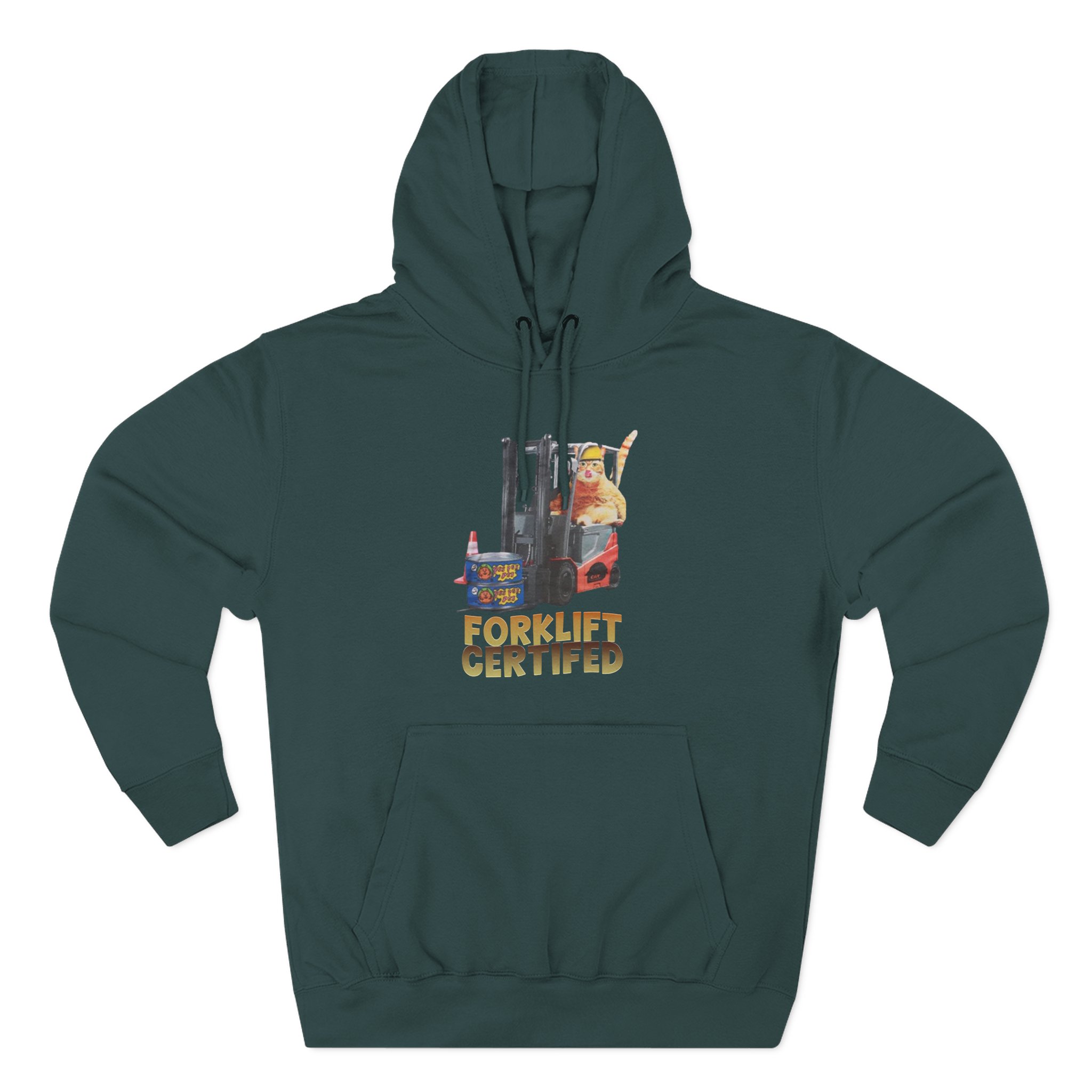 William Osman Forklift Certified Three-Panel Fleece Hoodie