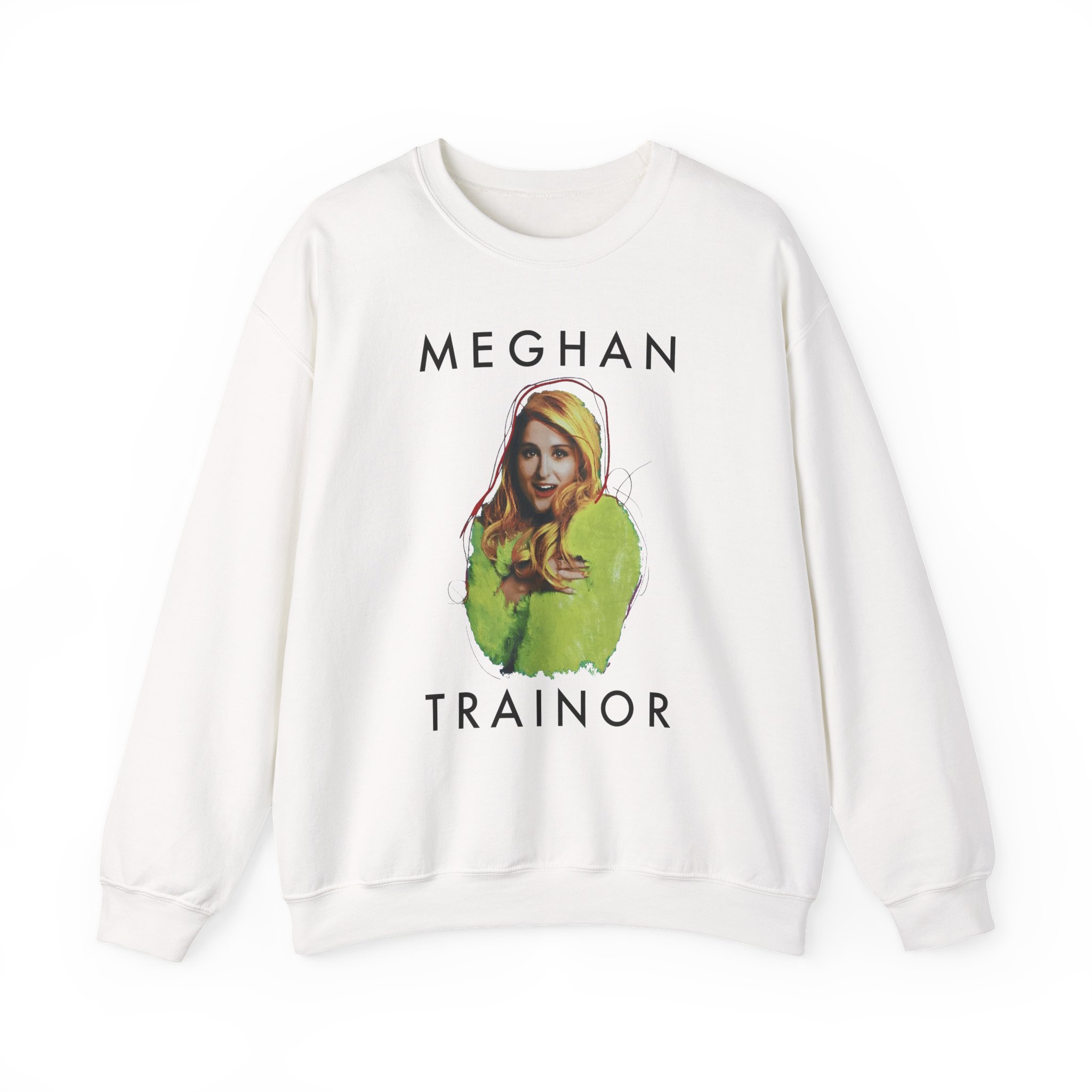 Meghan Trainor Title Pose Girls Unisex Heavy Blendâ„¢ Crewneck Sweatshirt