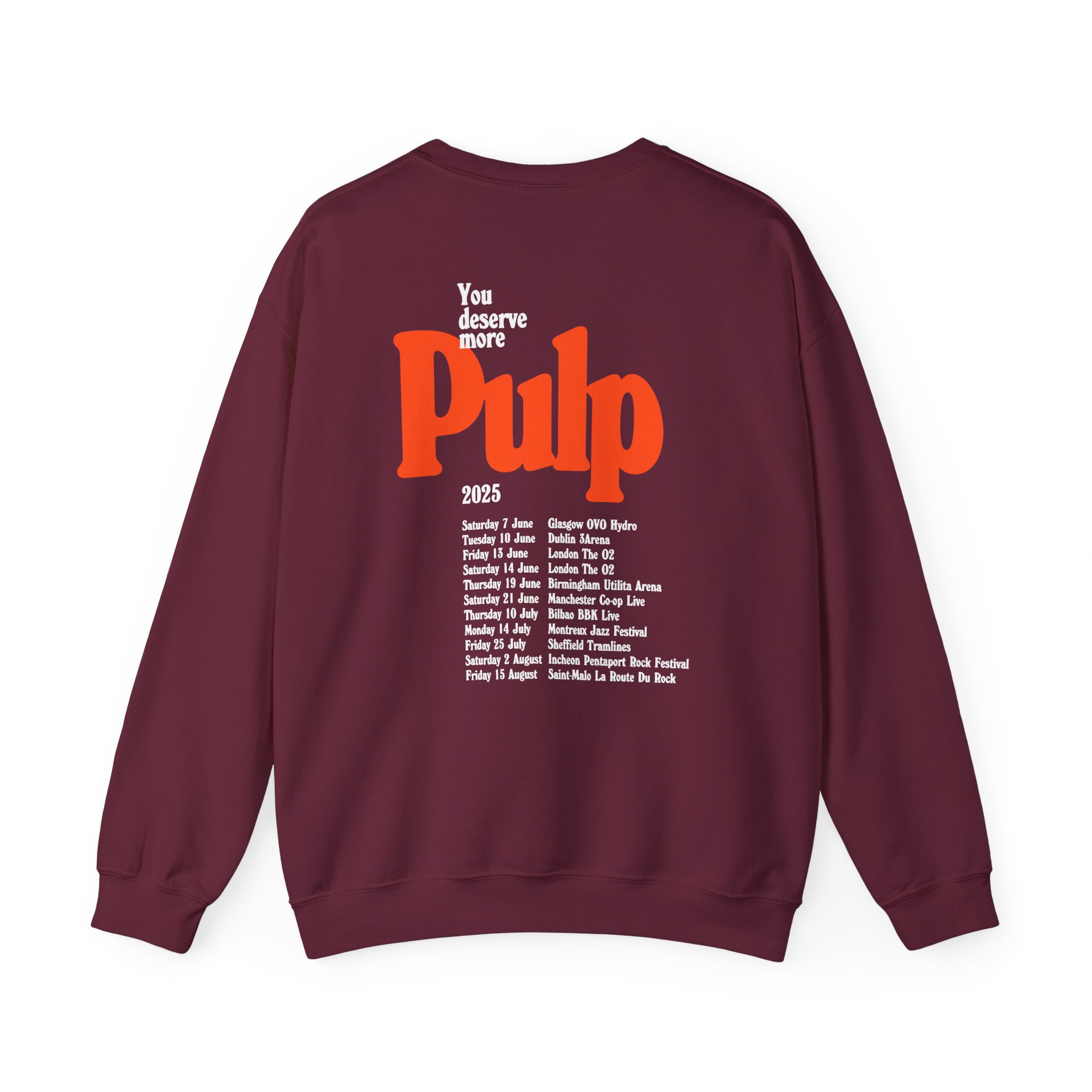 Pulp More 2025 Tour Unisex Heavy Blendâ„¢ Crewneck Sweatshirt