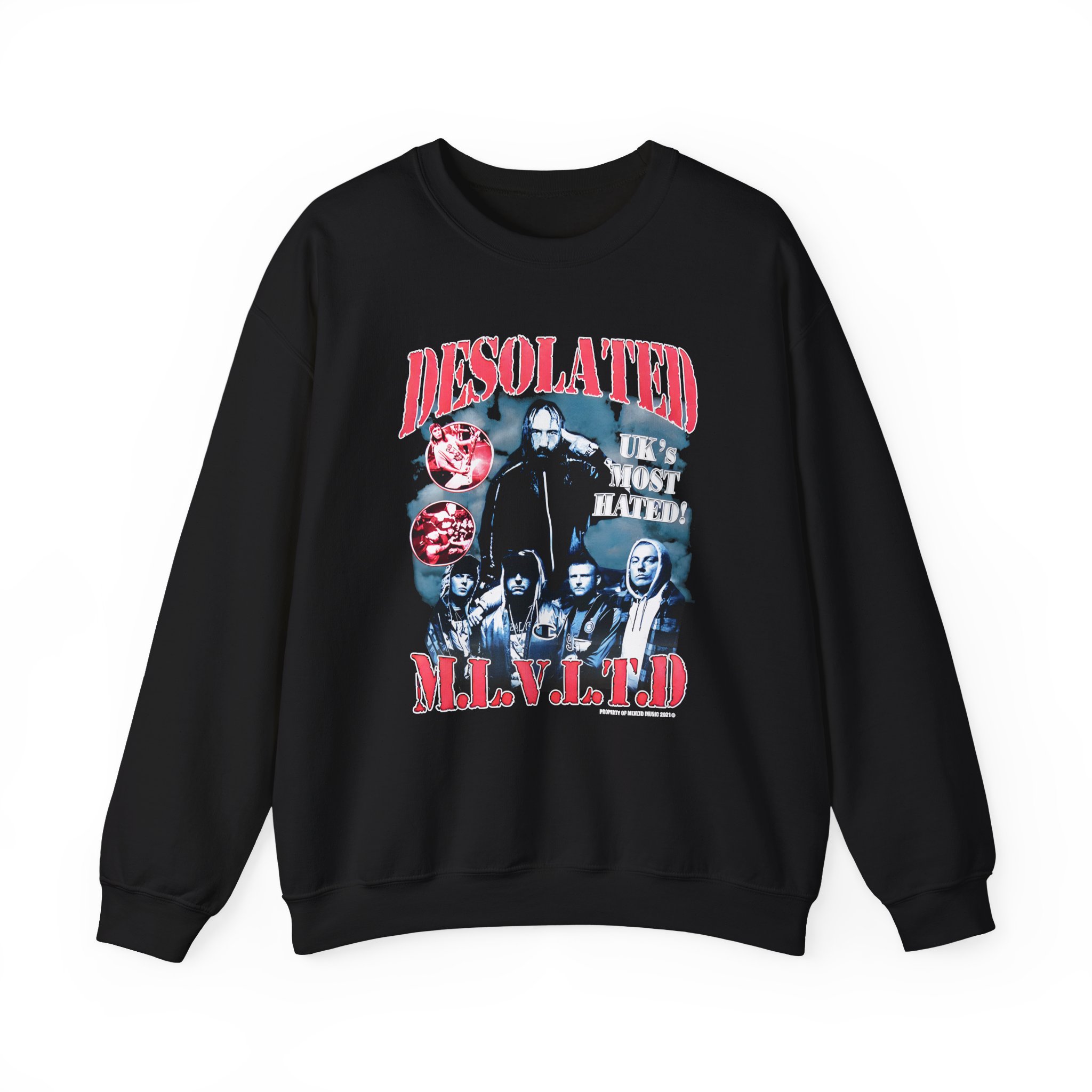 Desolated UK's Most Hated Unisex Heavy Blendâ„¢ Crewneck Sweatshirt