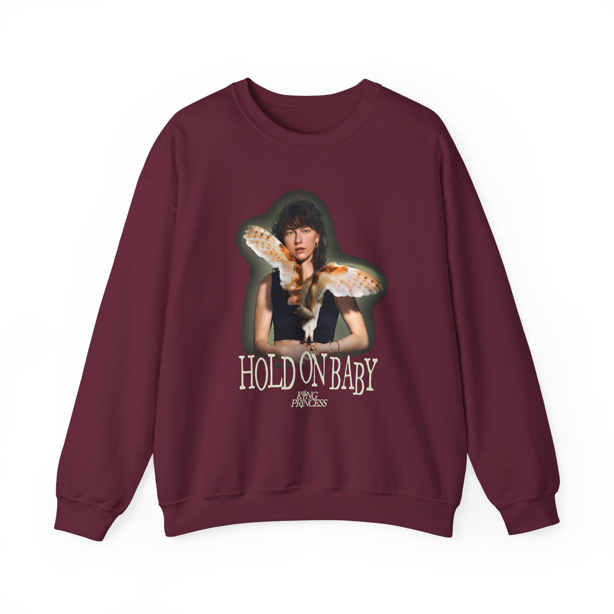 King Princess Hold on Baby Unisex Heavy Blendâ„¢ Crewneck Sweatshirt