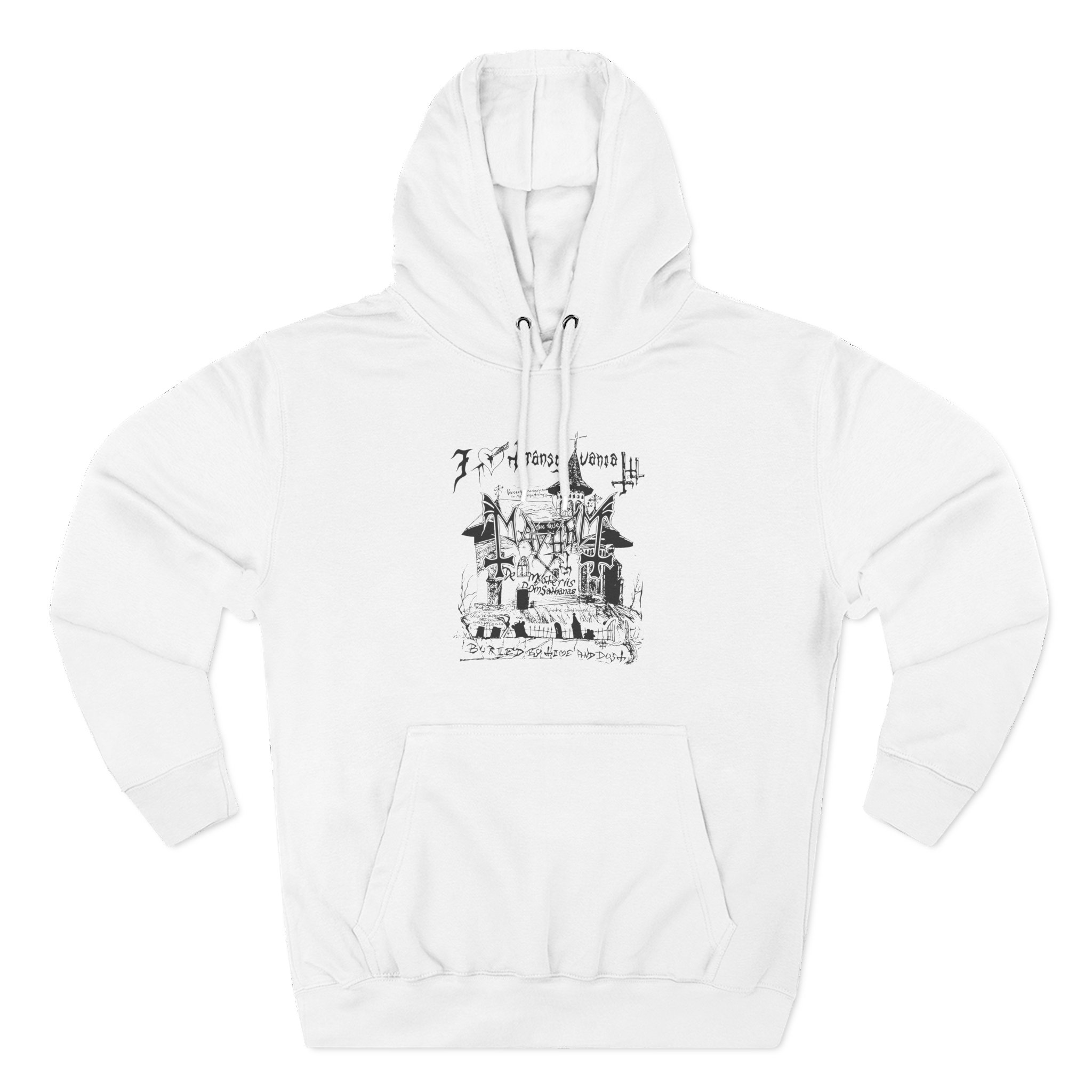 Mayhem Transylvania Three-Panel Fleece Hoodie
