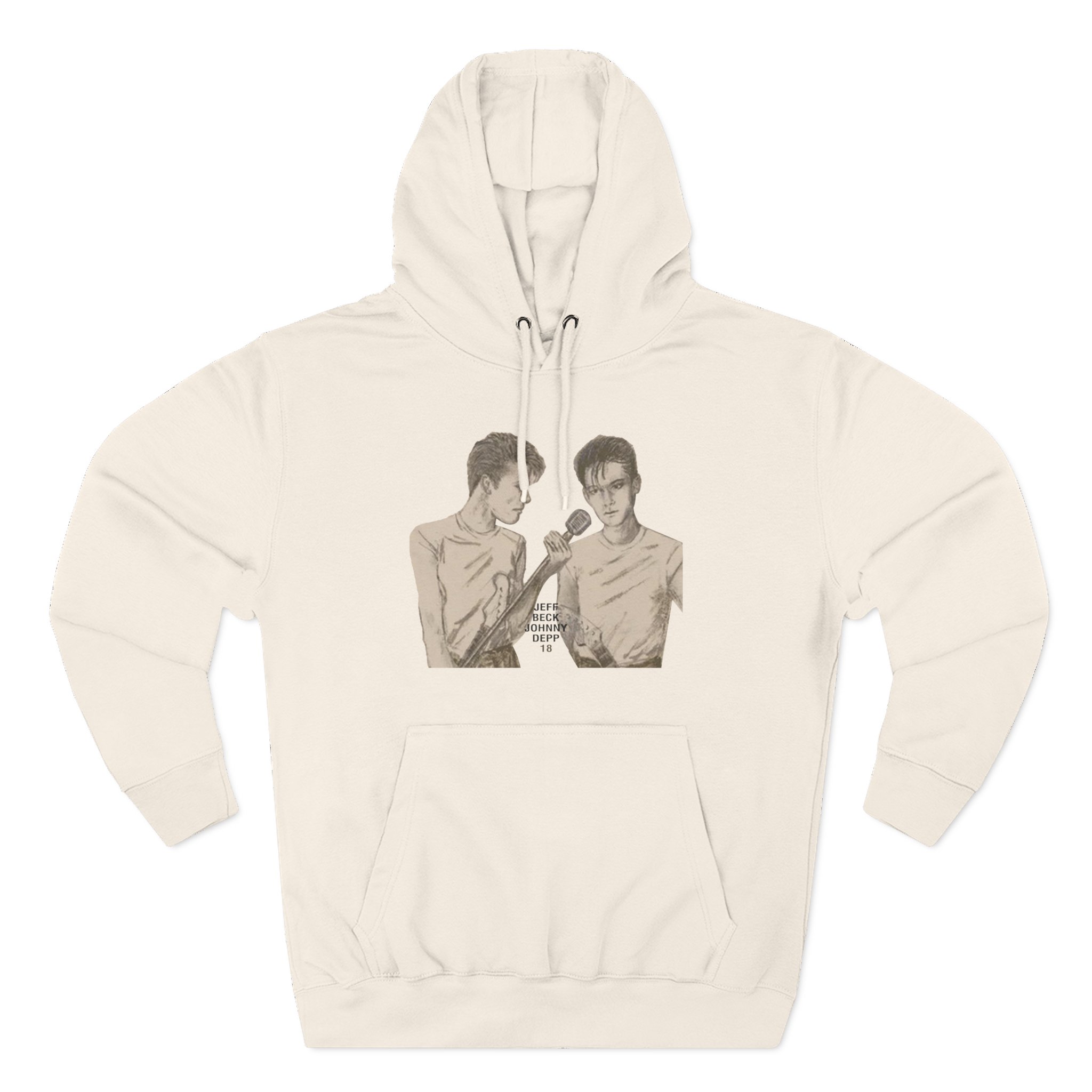 Jeff Beck Jeff & Johnny Three-Panel Fleece Hoodie