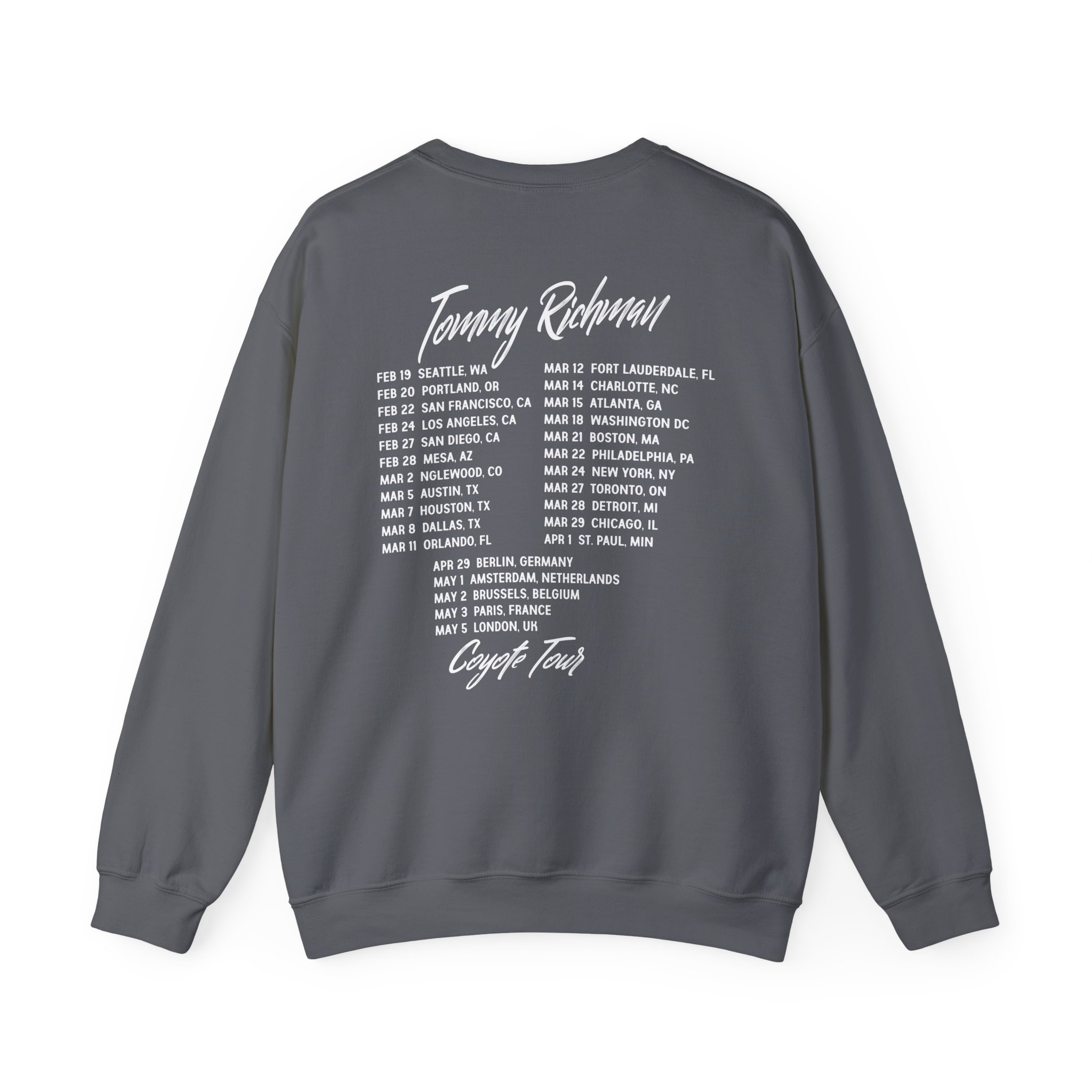 Tommy Richman Coyote Tour Unisex Heavy Blendâ„¢ Crewneck Sweatshirt