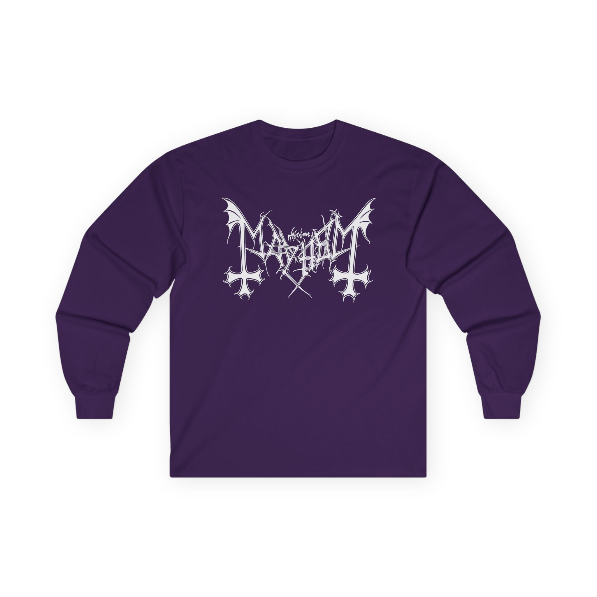Mayhem Logo Unisex Ultra Cotton Long Sleeve Tee