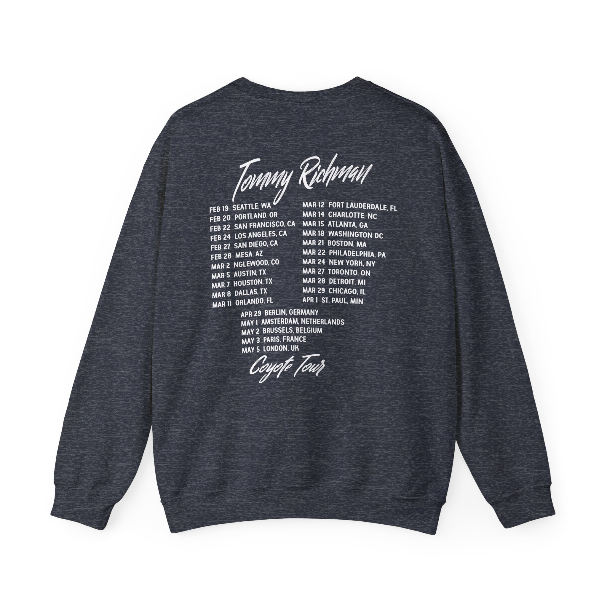 Tommy Richman Coyote Tour Unisex Heavy Blendâ„¢ Crewneck Sweatshirt