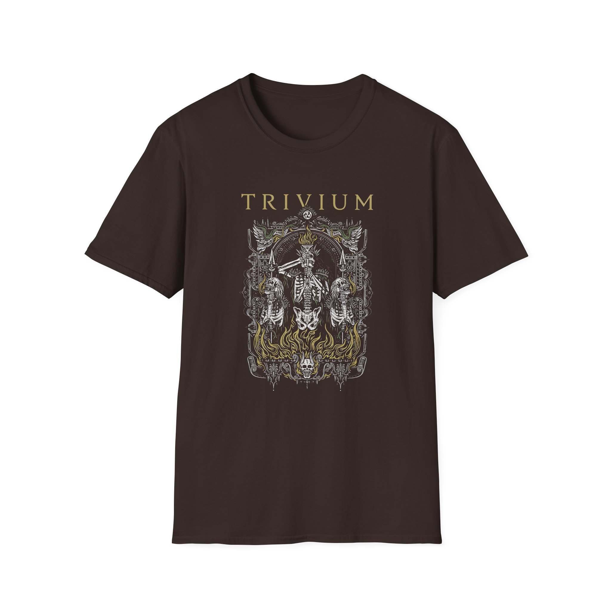 Trivium Skelly Frame Unisex Softstyle T-Shirt