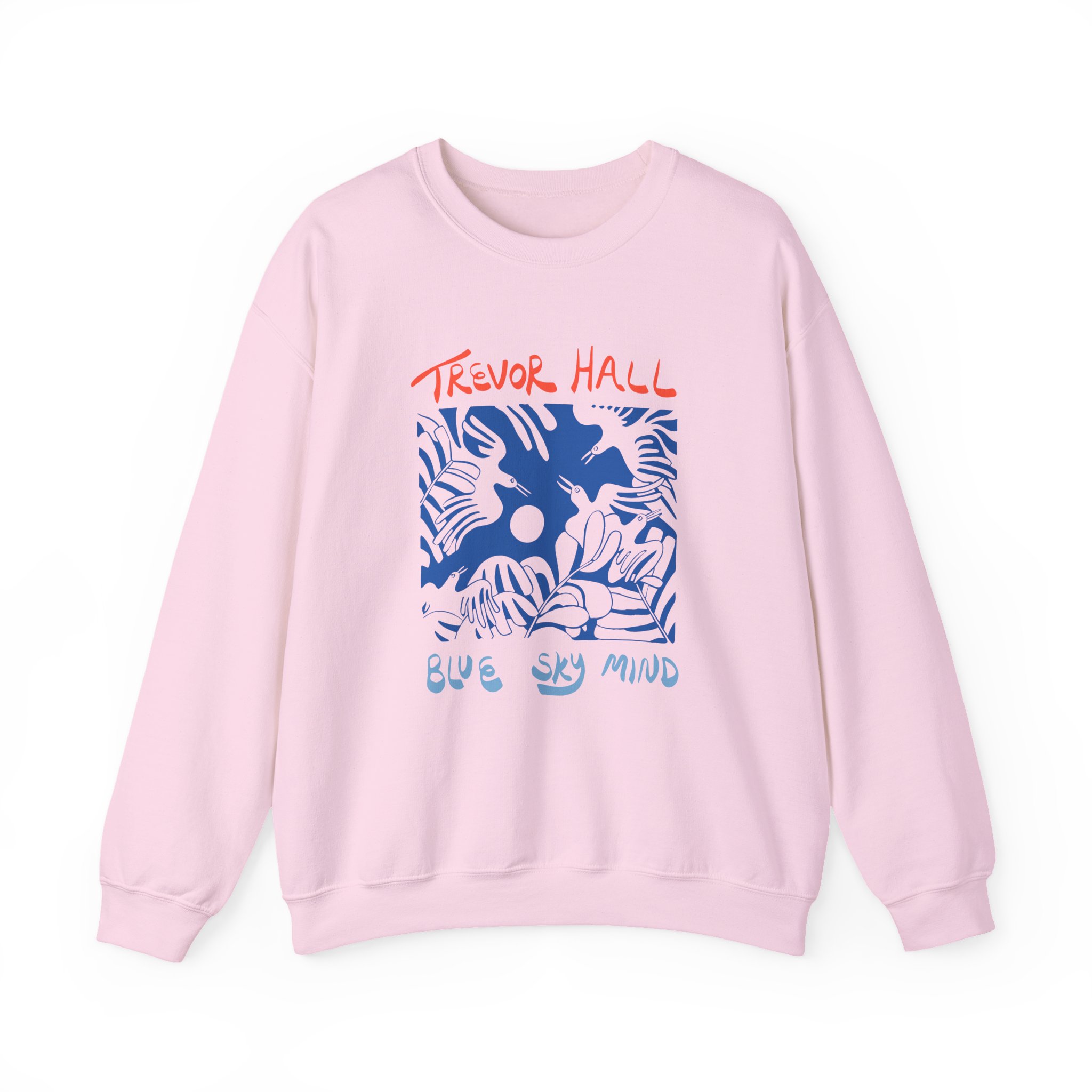 Trevor Hall Blue Sky Mind Birds Unisex Heavy Blendâ„¢ Crewneck Sweatshirt