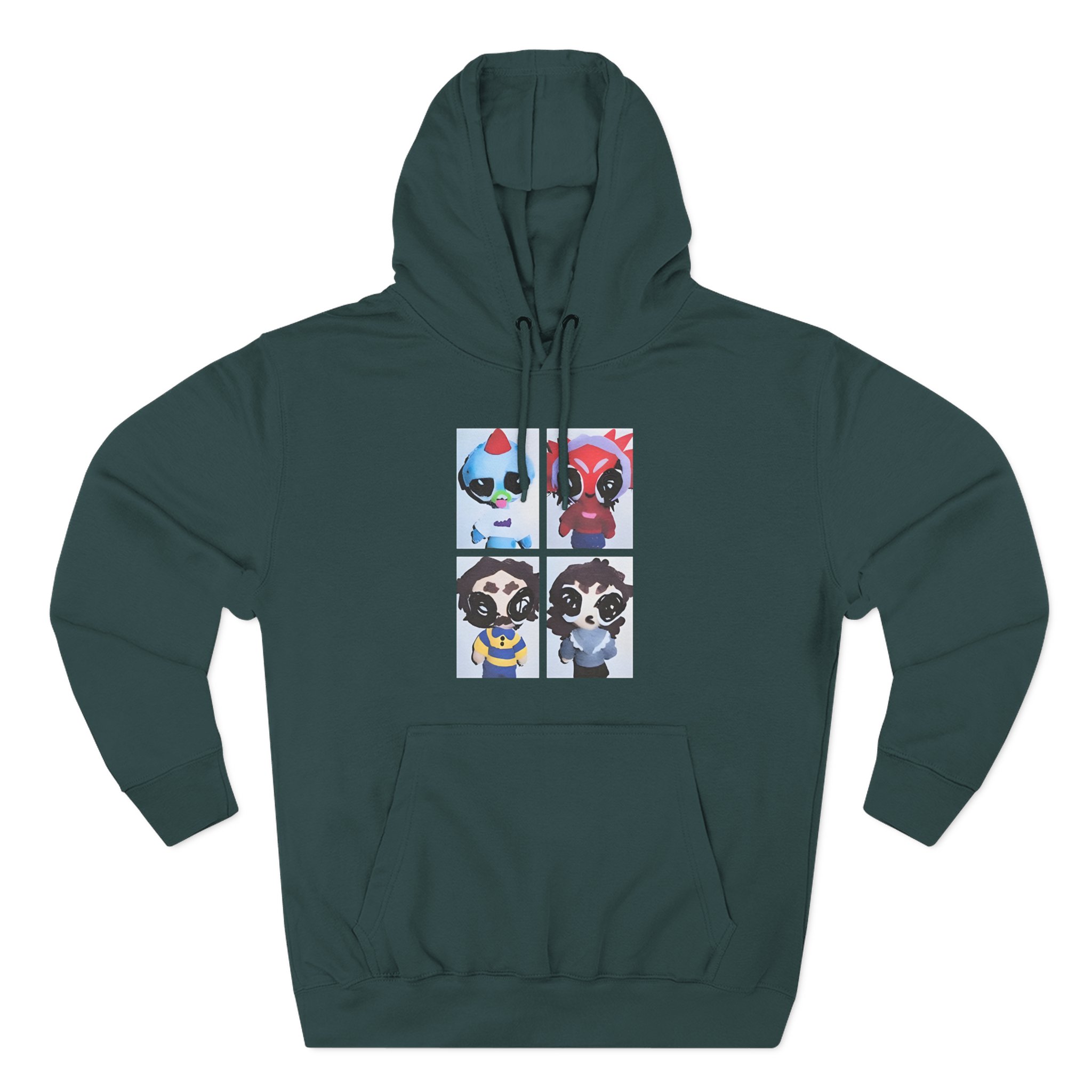 Emergency Intercom Three-Panel Fleece Hoodie