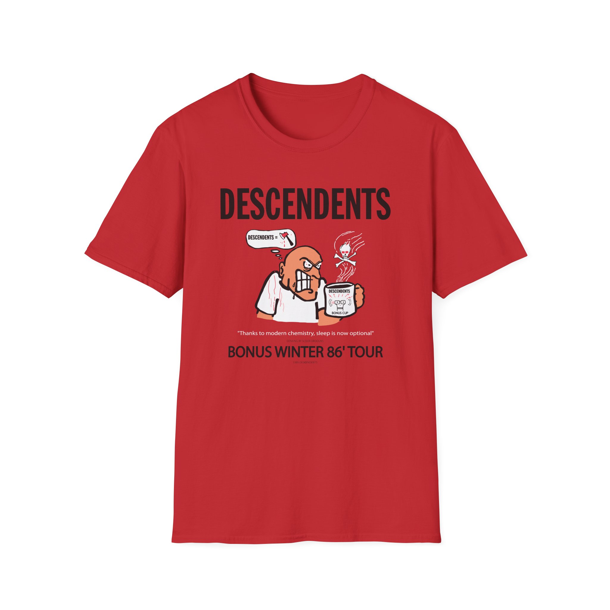 Descendents Bonus Cup '86 Tour Unisex Softstyle T-Shirt