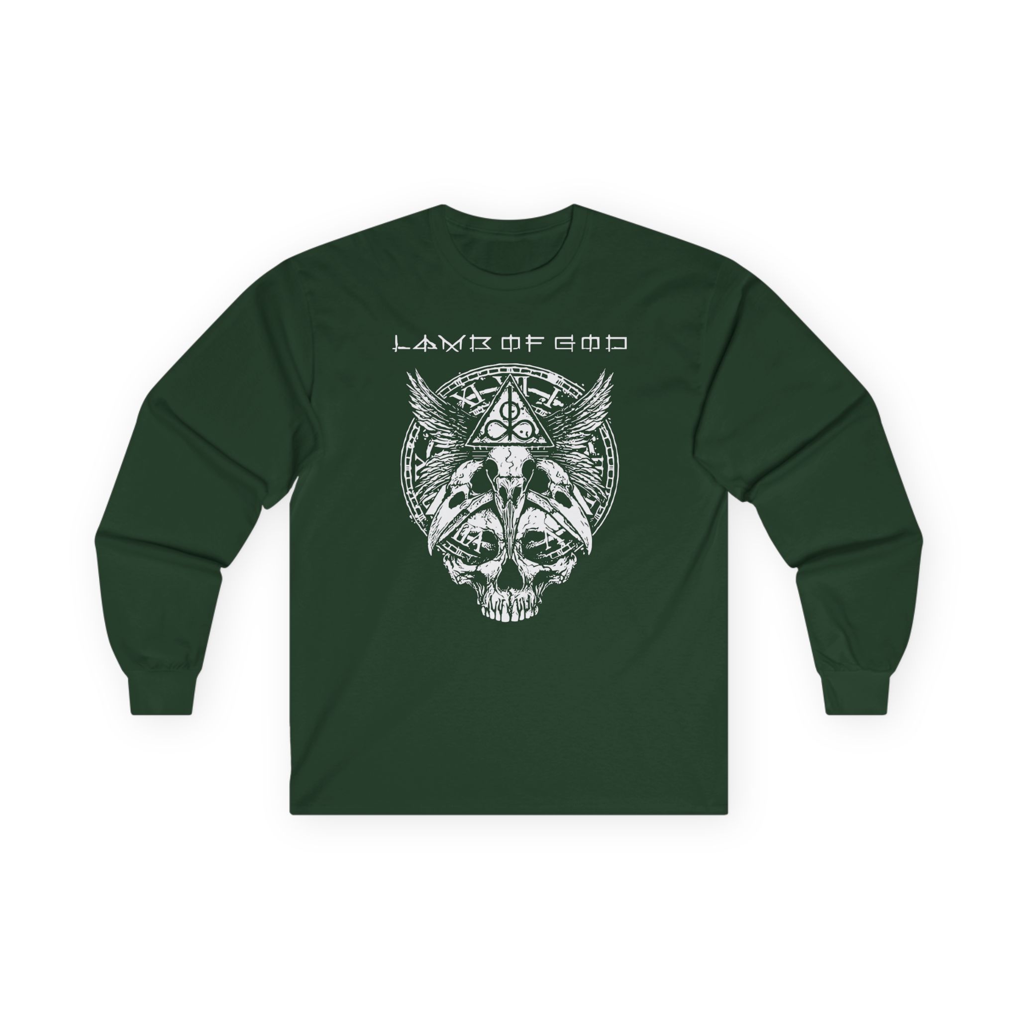 Lamb of God Time Skull Unisex Ultra Cotton Long Sleeve Tee