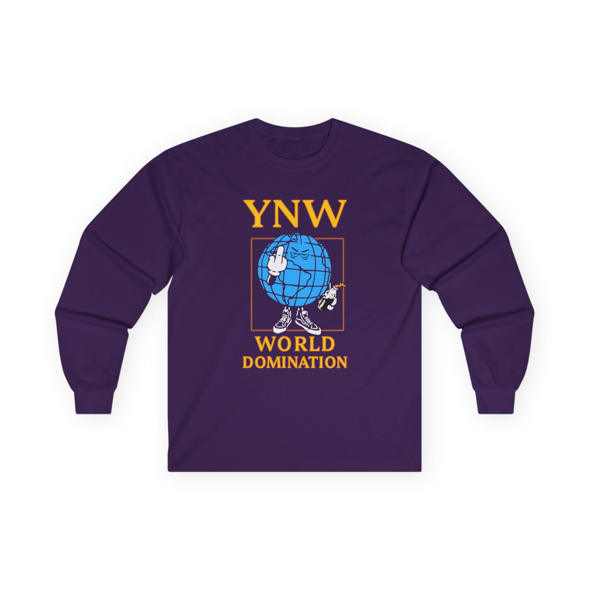 YNW Melly World Domination Unisex Ultra Cotton Long Sleeve Tee